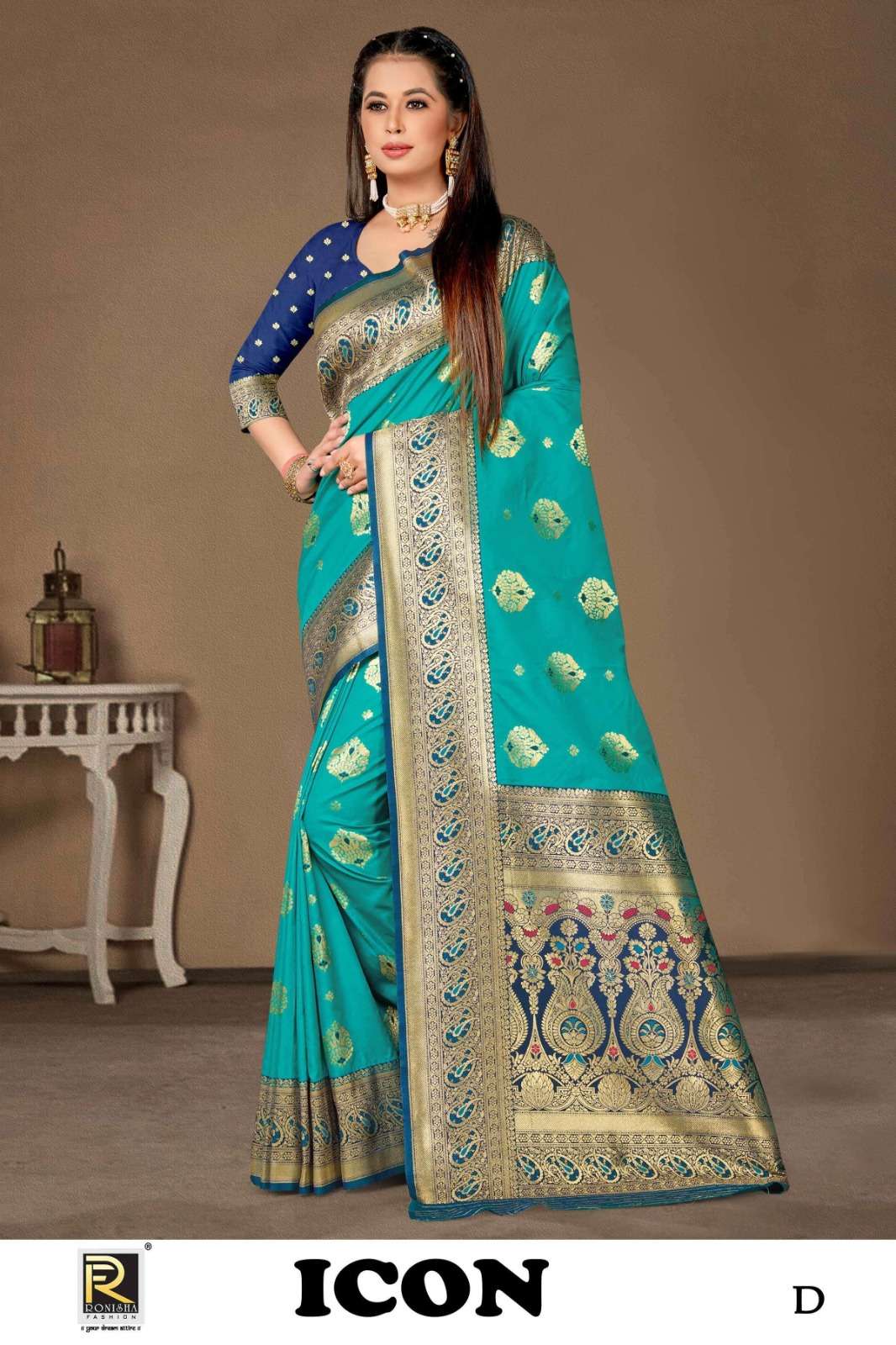 Ronisha Icon Banarasi Silk Saree Wholesale catalog
