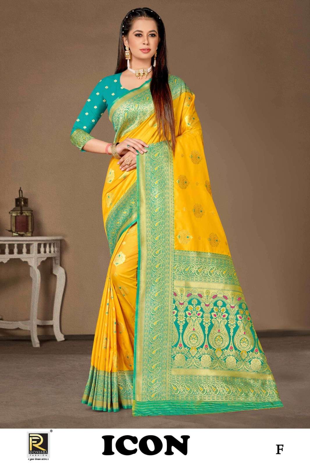 Ronisha Icon Banarasi Silk Saree Wholesale catalog