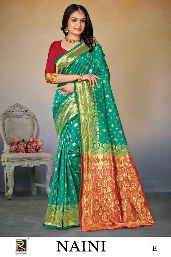 Ronisha Naini Banarasi Designer Silk Saree Wholesale catalog
