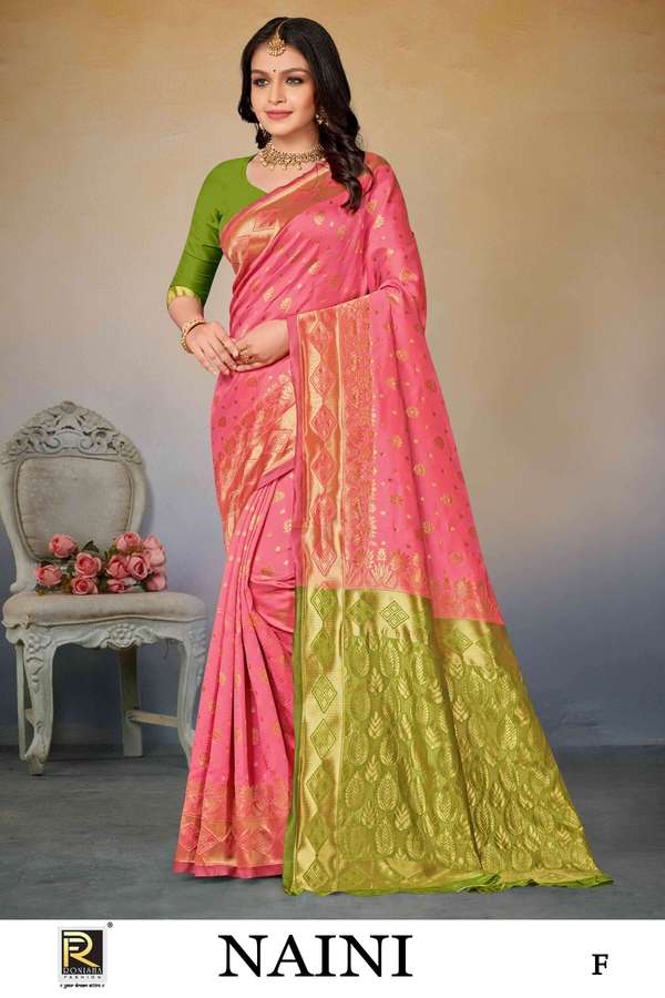 Ronisha Naini Banarasi Designer Silk Saree Wholesale catalog