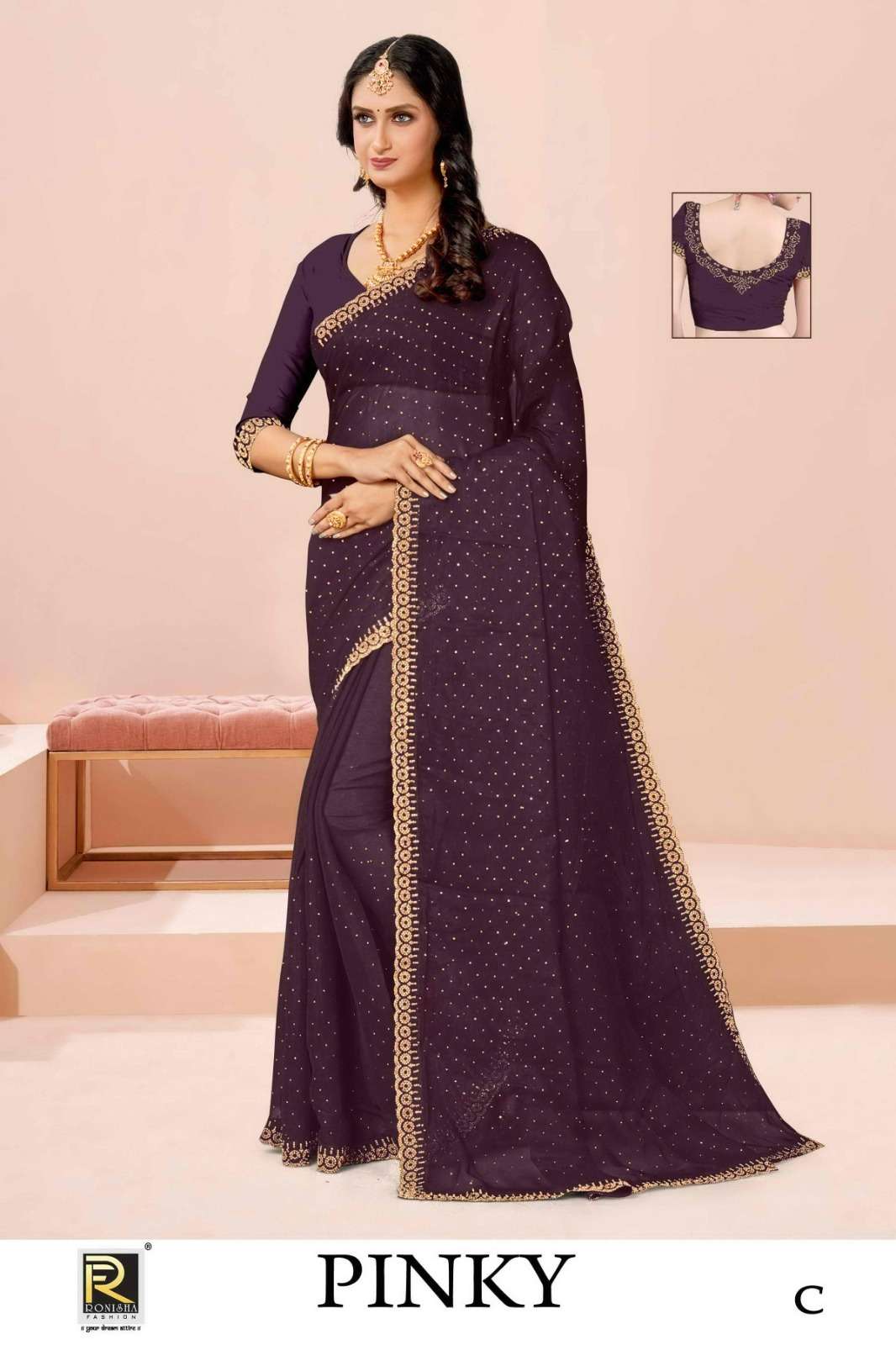 Ronisha PINKY Saree Wholesale catalog