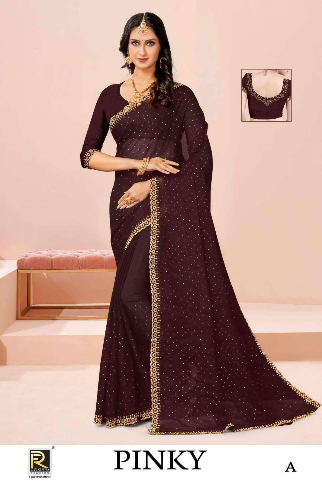 Ronisha PINKY Saree Wholesale catalog