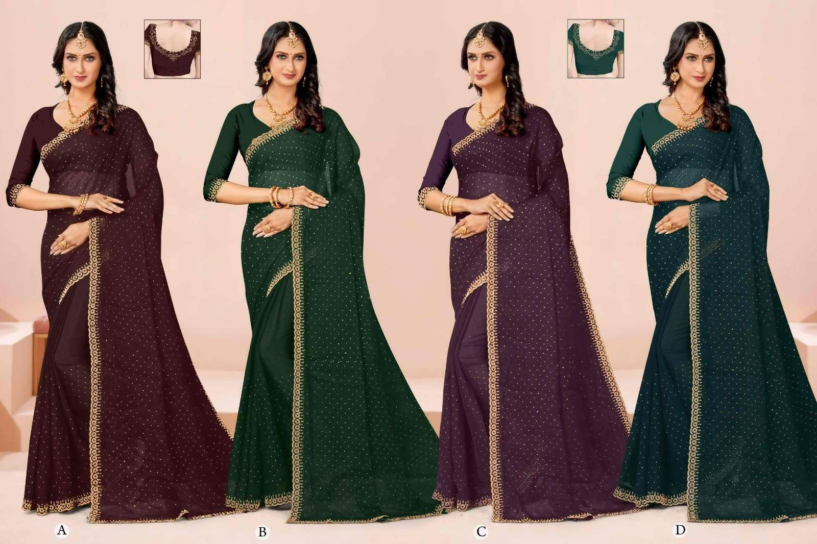 Ronisha PINKY Saree Wholesale catalog