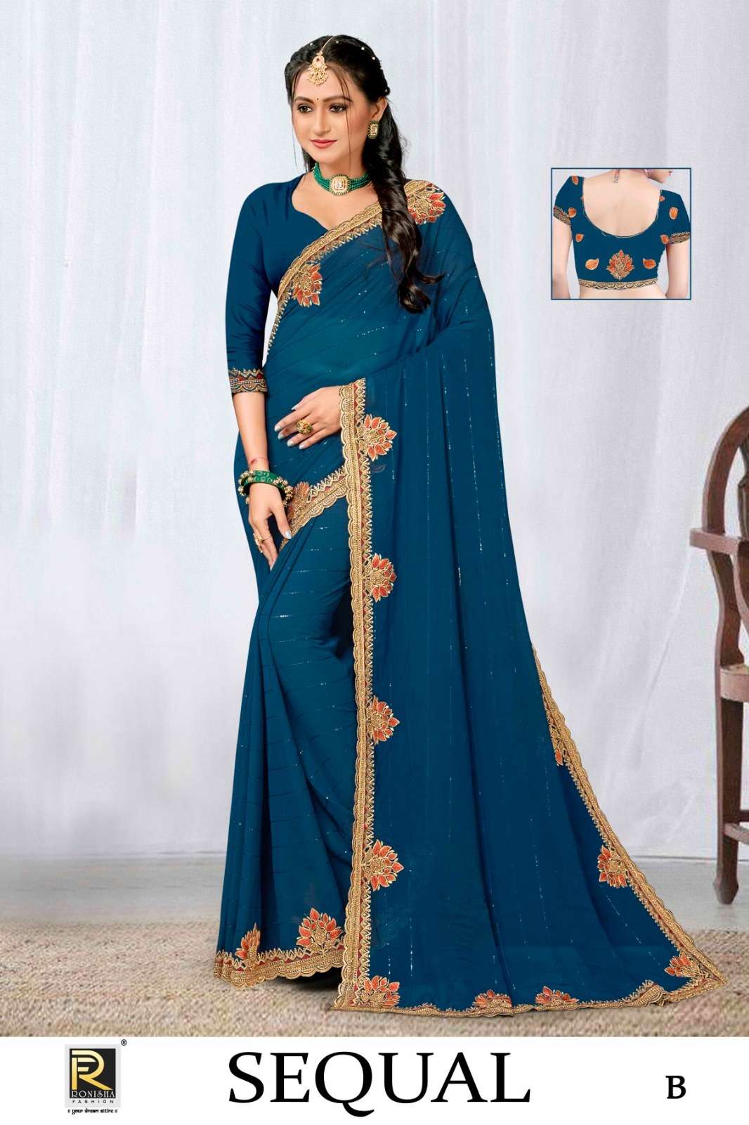 Ronisha SEQUAL Saree Wholesale catalog