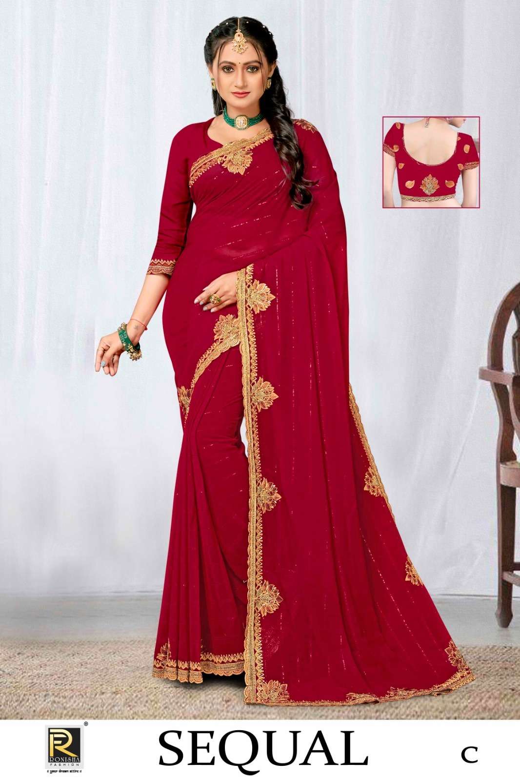 Ronisha SEQUAL Saree Wholesale catalog