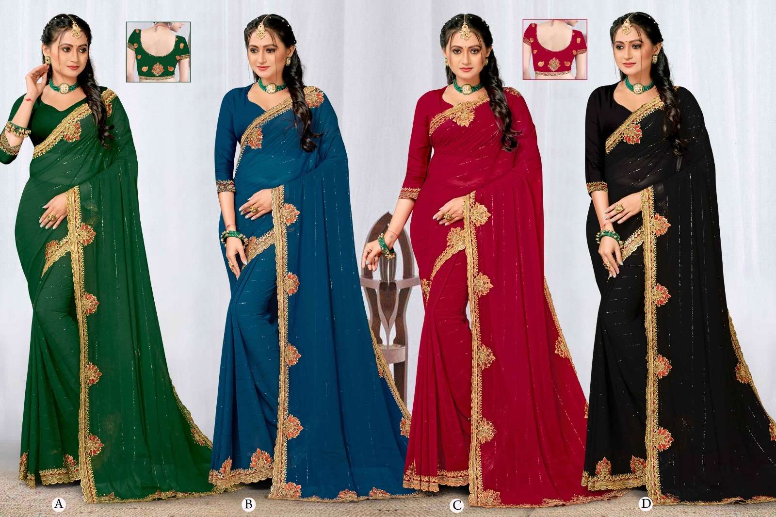 Ronisha SEQUAL Saree Wholesale catalog