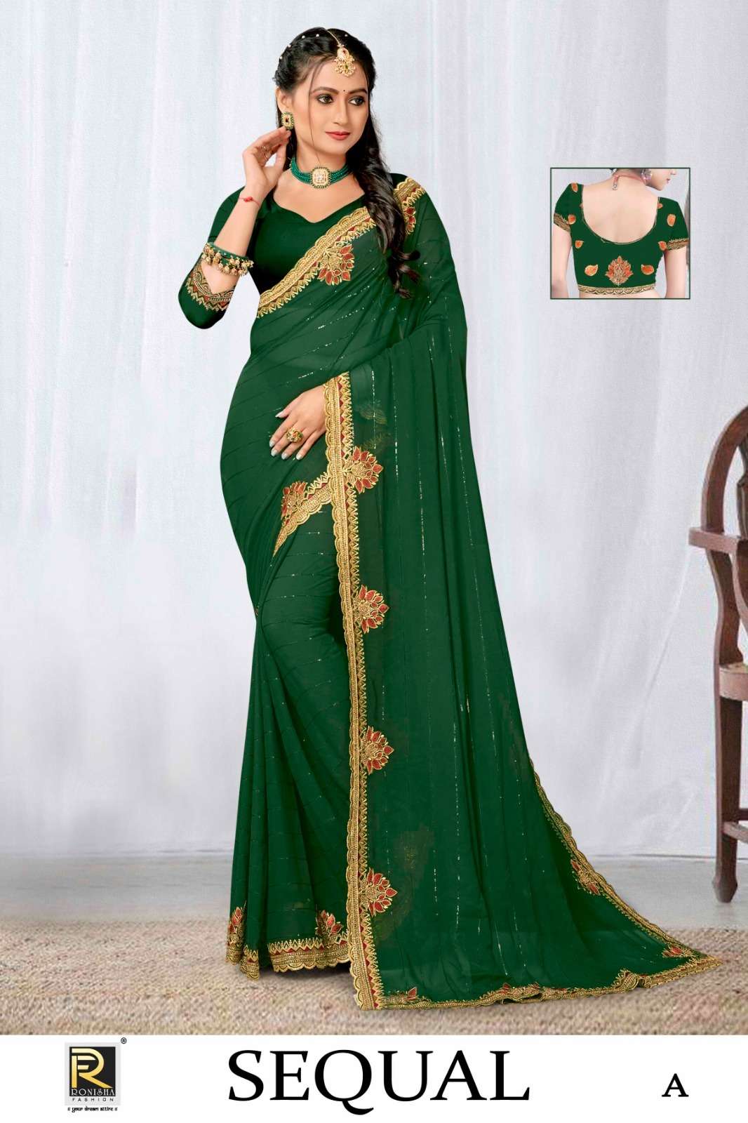 Ronisha SEQUAL Saree Wholesale catalog