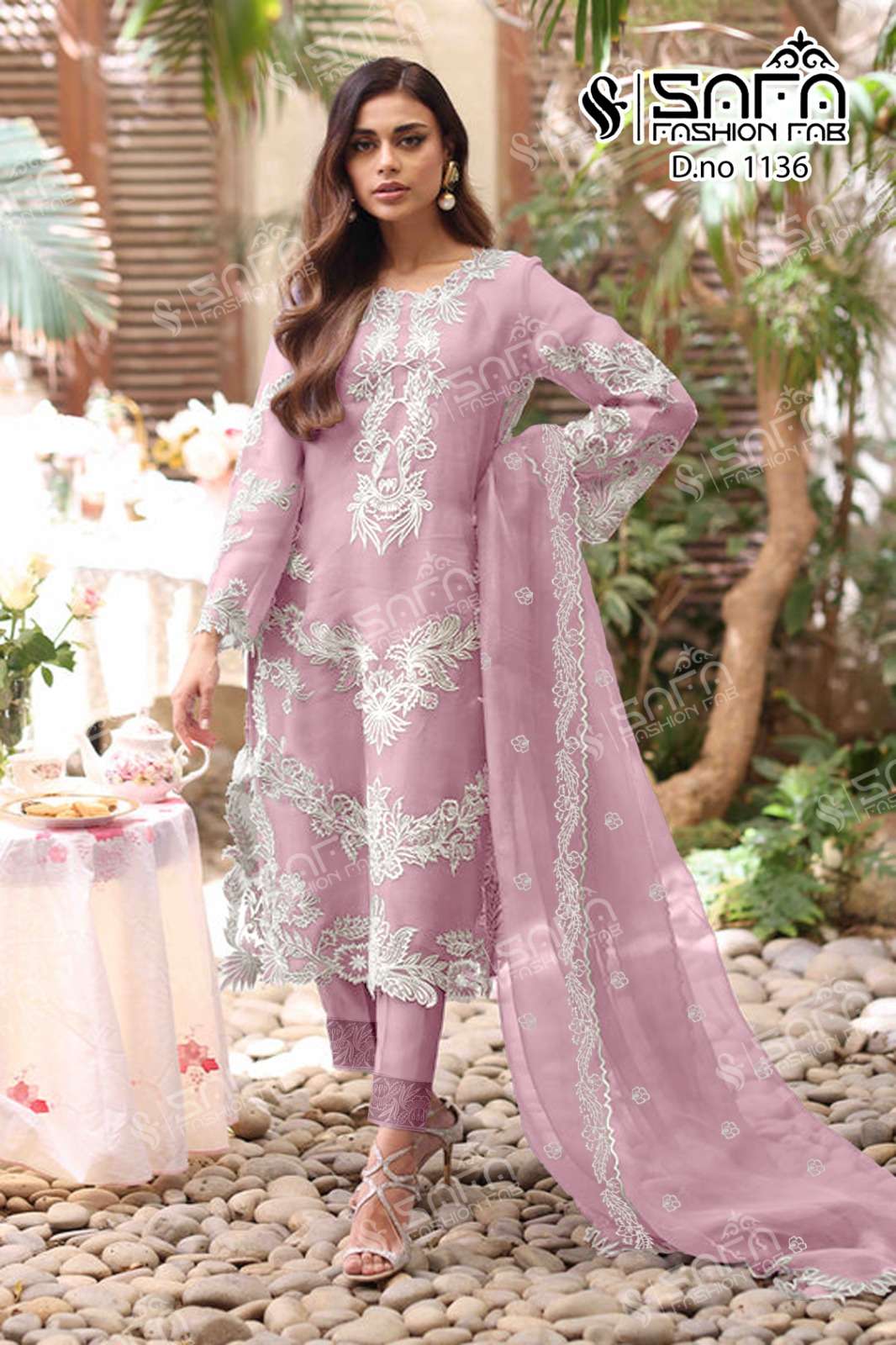 Safa Fashion Fab 1136 Heavy Georgette Dress Materials Wholesale catalog