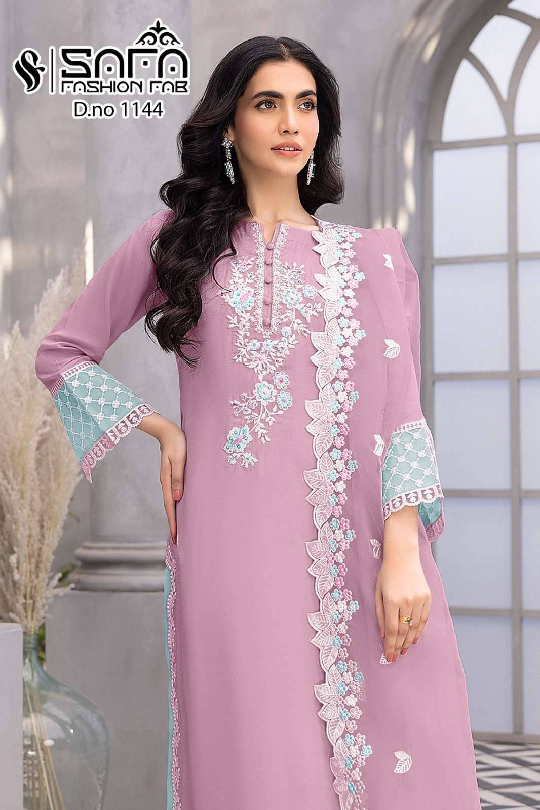 Safa Fashion Fab 1144 Heavy Georgette Pakistani Suits Wholesale catalog