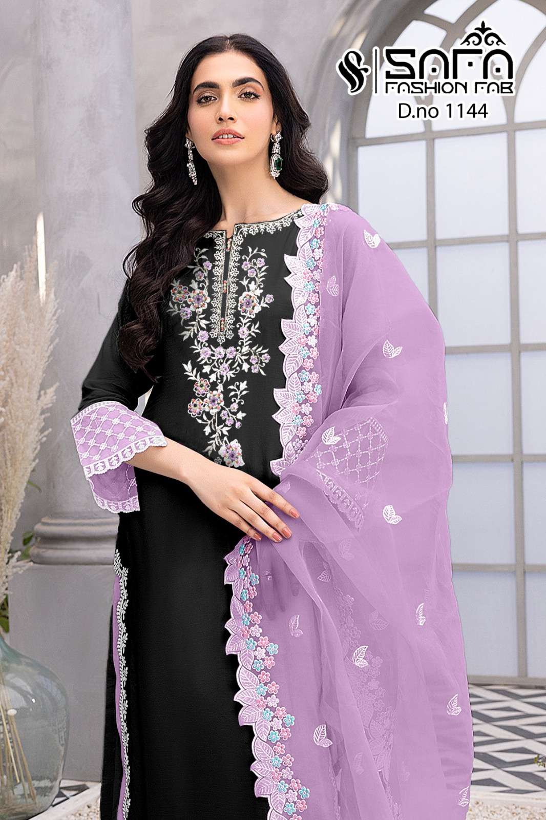 Safa Fashion Fab 1144 Heavy Georgette Pakistani Suits Wholesale catalog