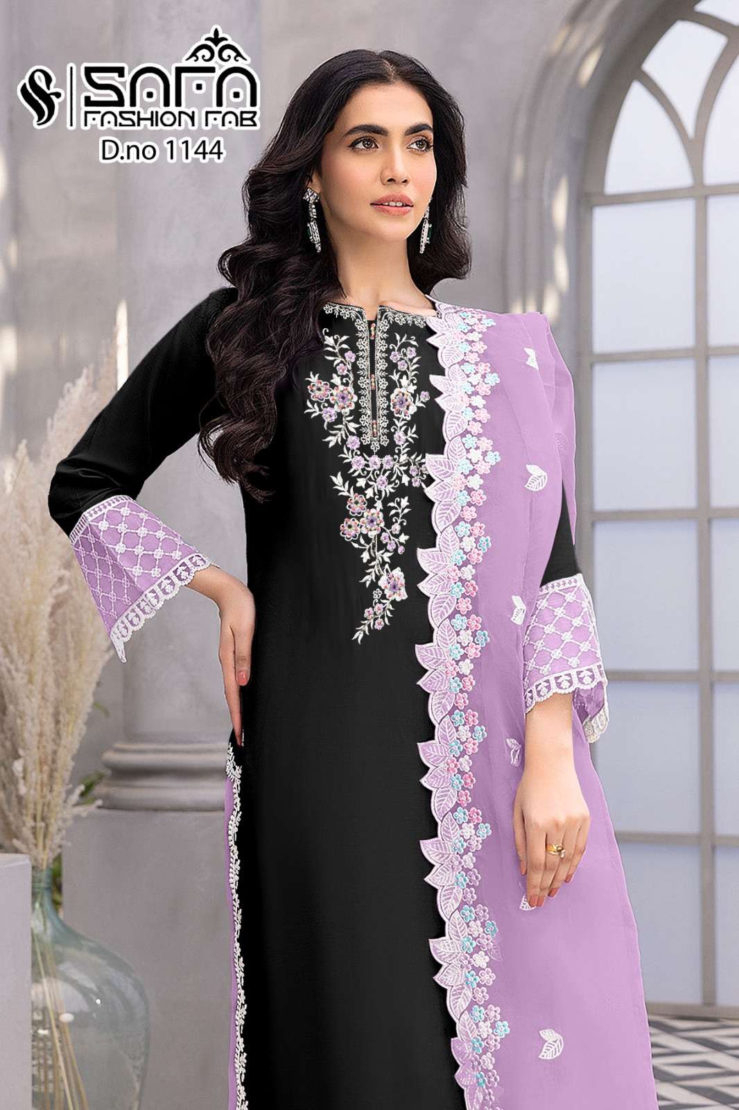 Safa Fashion Fab 1144 Heavy Georgette Pakistani Suits Wholesale catalog