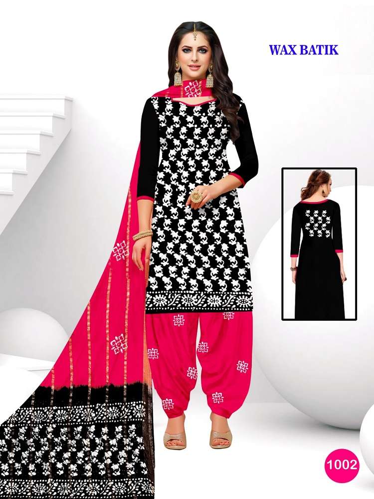 Sagar Cotton Wax Batic -Dress Material -Dress Material