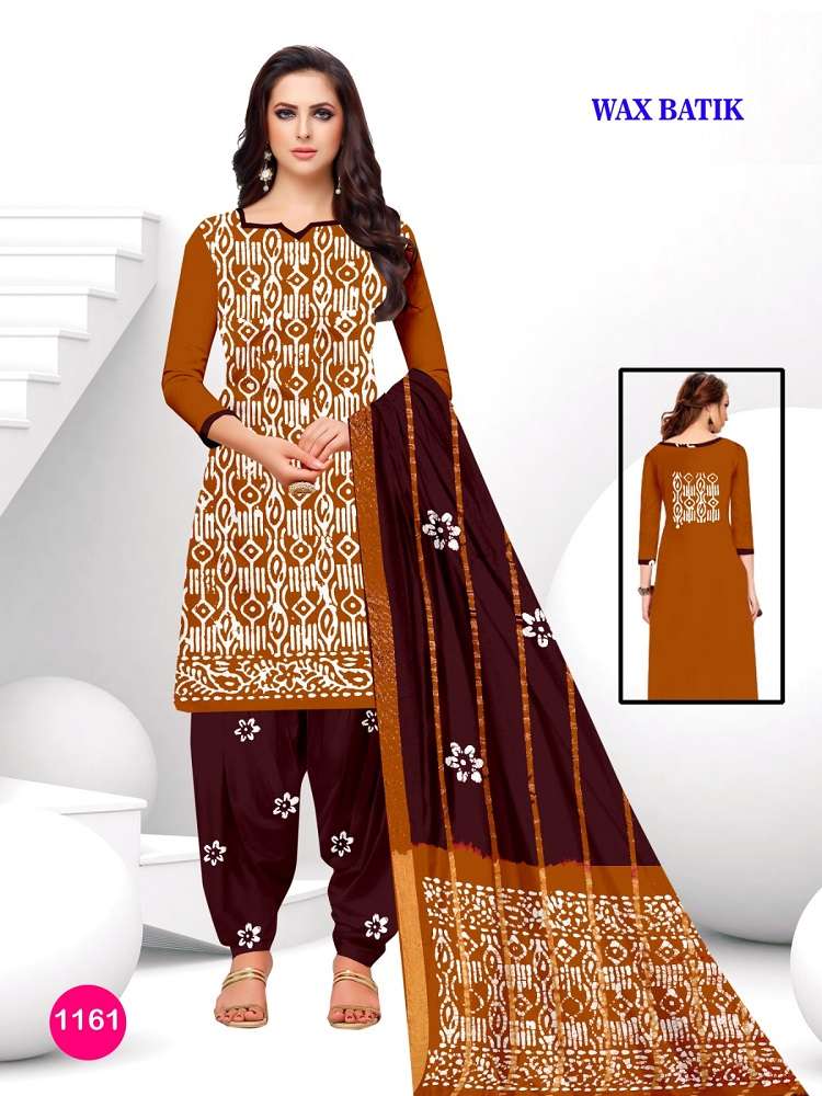 Sagar Cotton Wax Batic -Dress Material -Dress Material