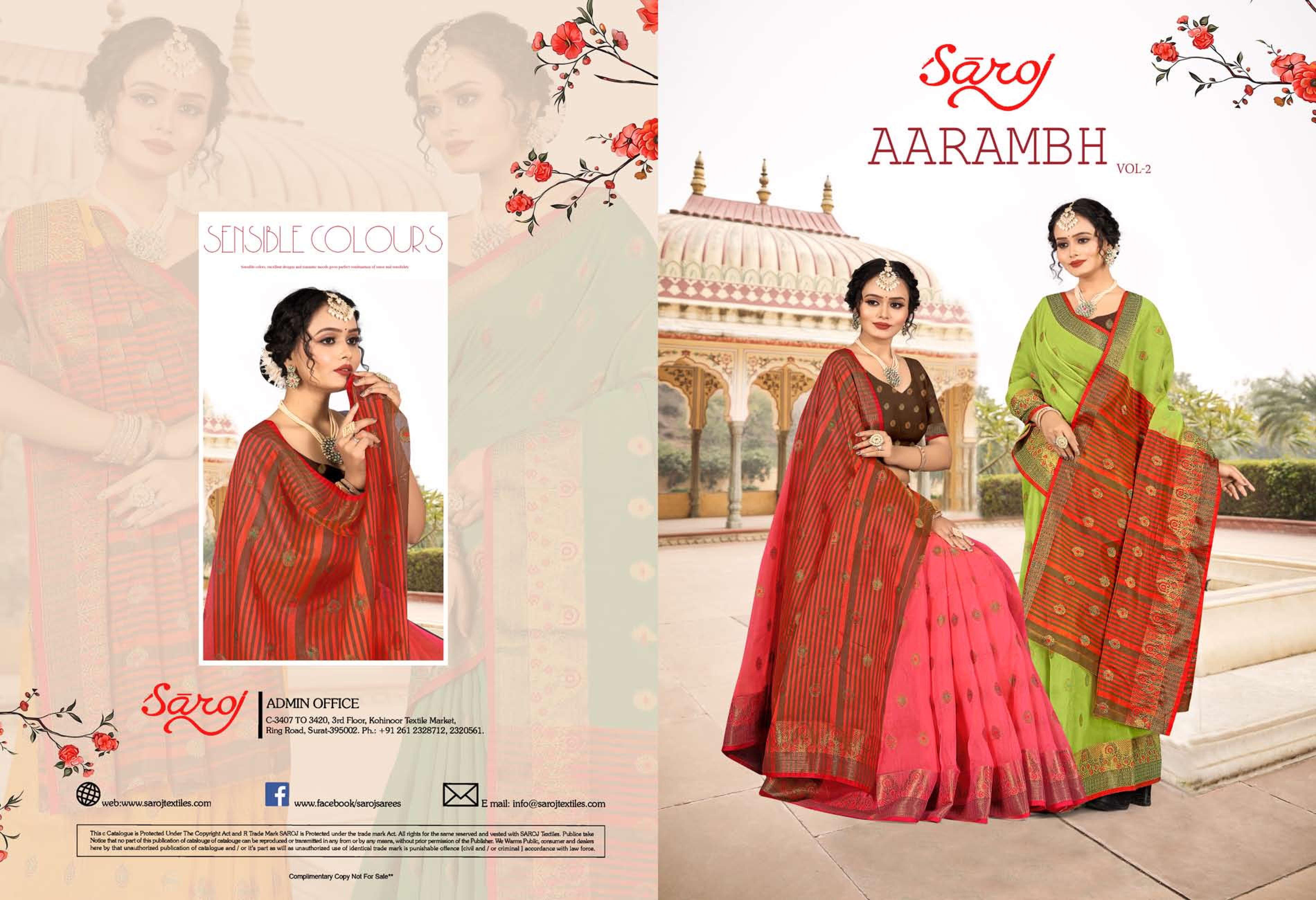 Saroj Aarabham Vol - 2 Soft cotton Wholesale catalog    