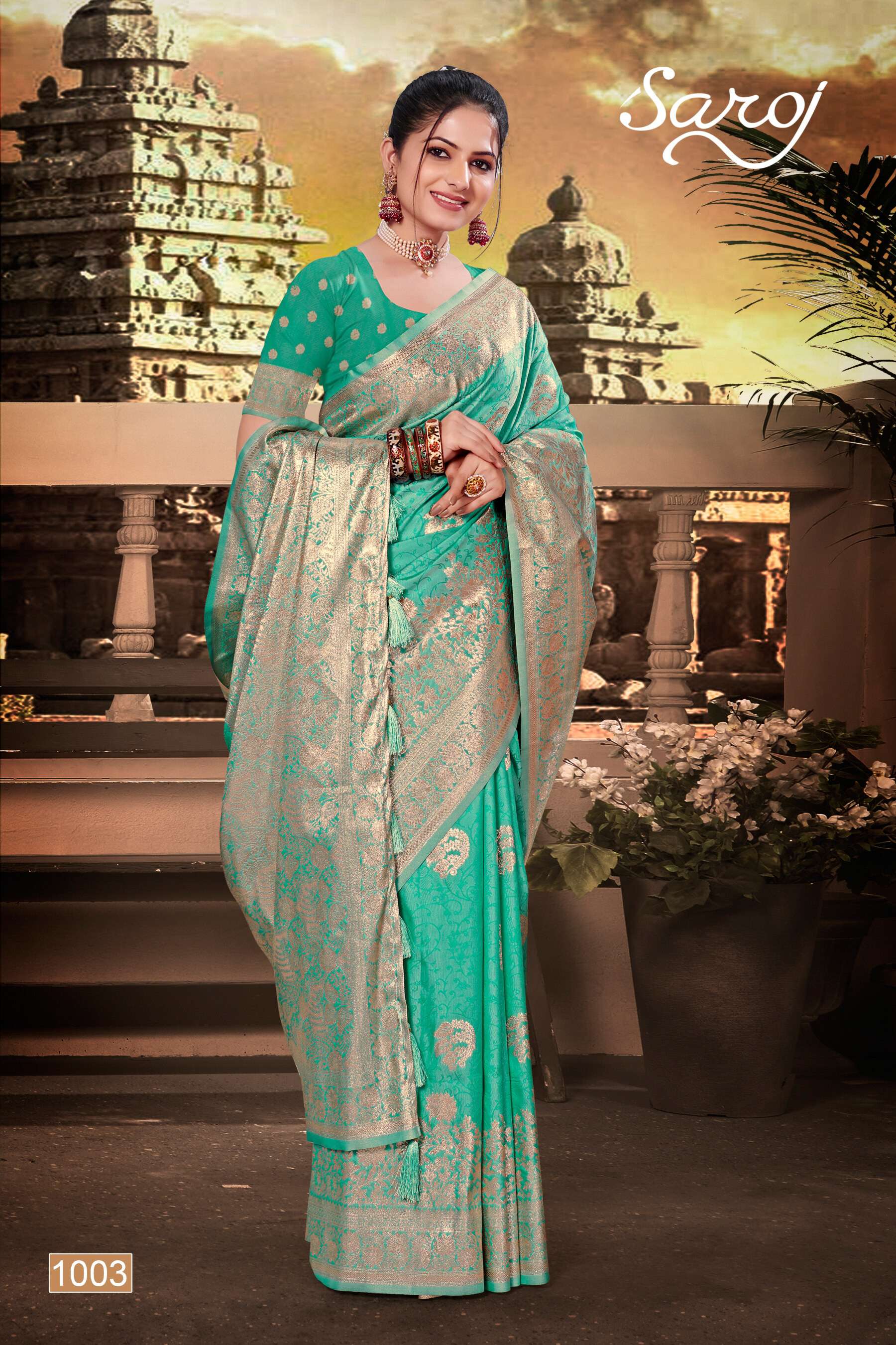 Saroj  Amrut Vol - 2 50*600 soft silk saree Saree Wholesale catalog    