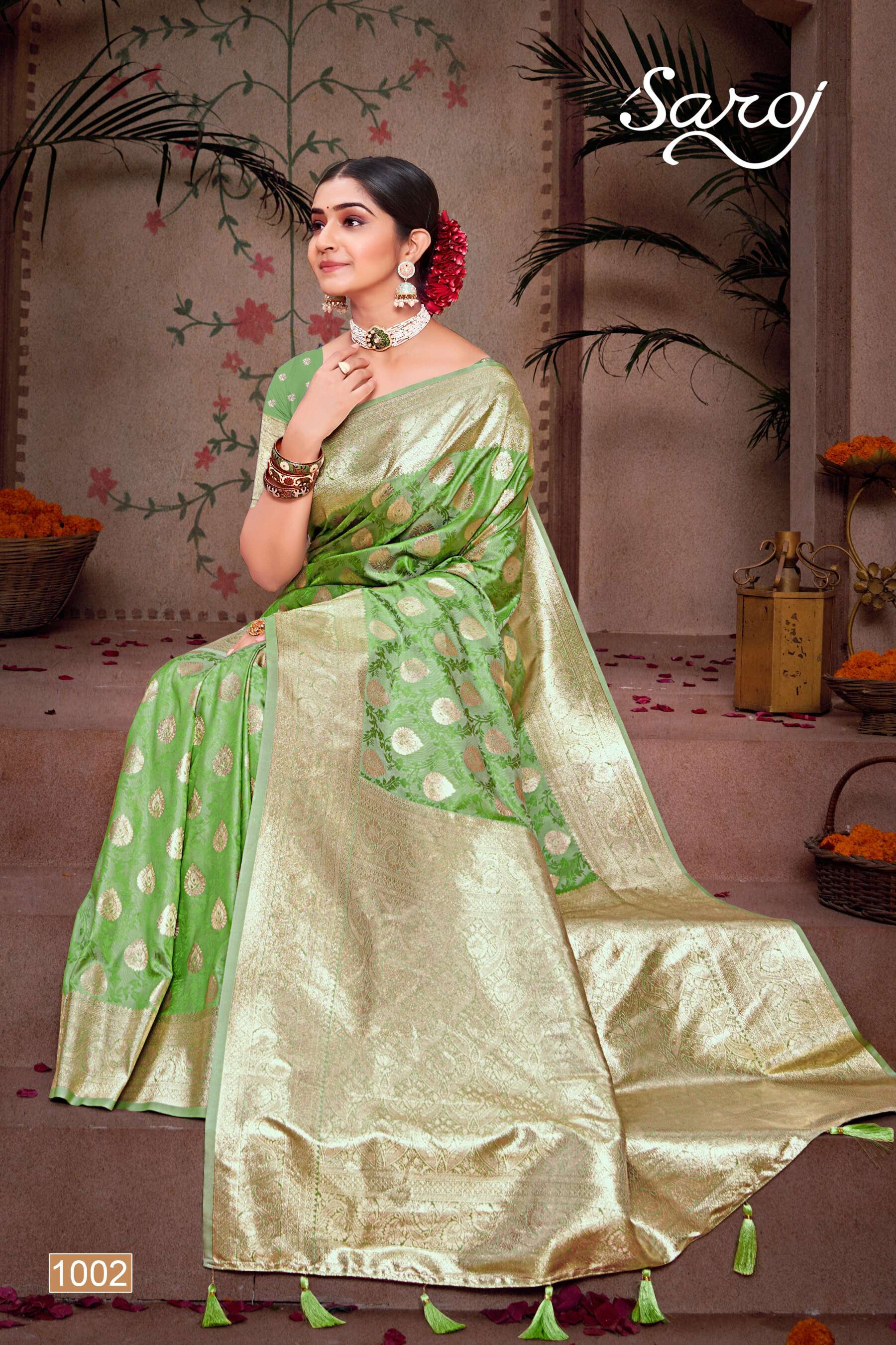 Saroj  Amrut Vol - 3 50*600 Soft Silk Saree  Saree Wholesale catalog      
