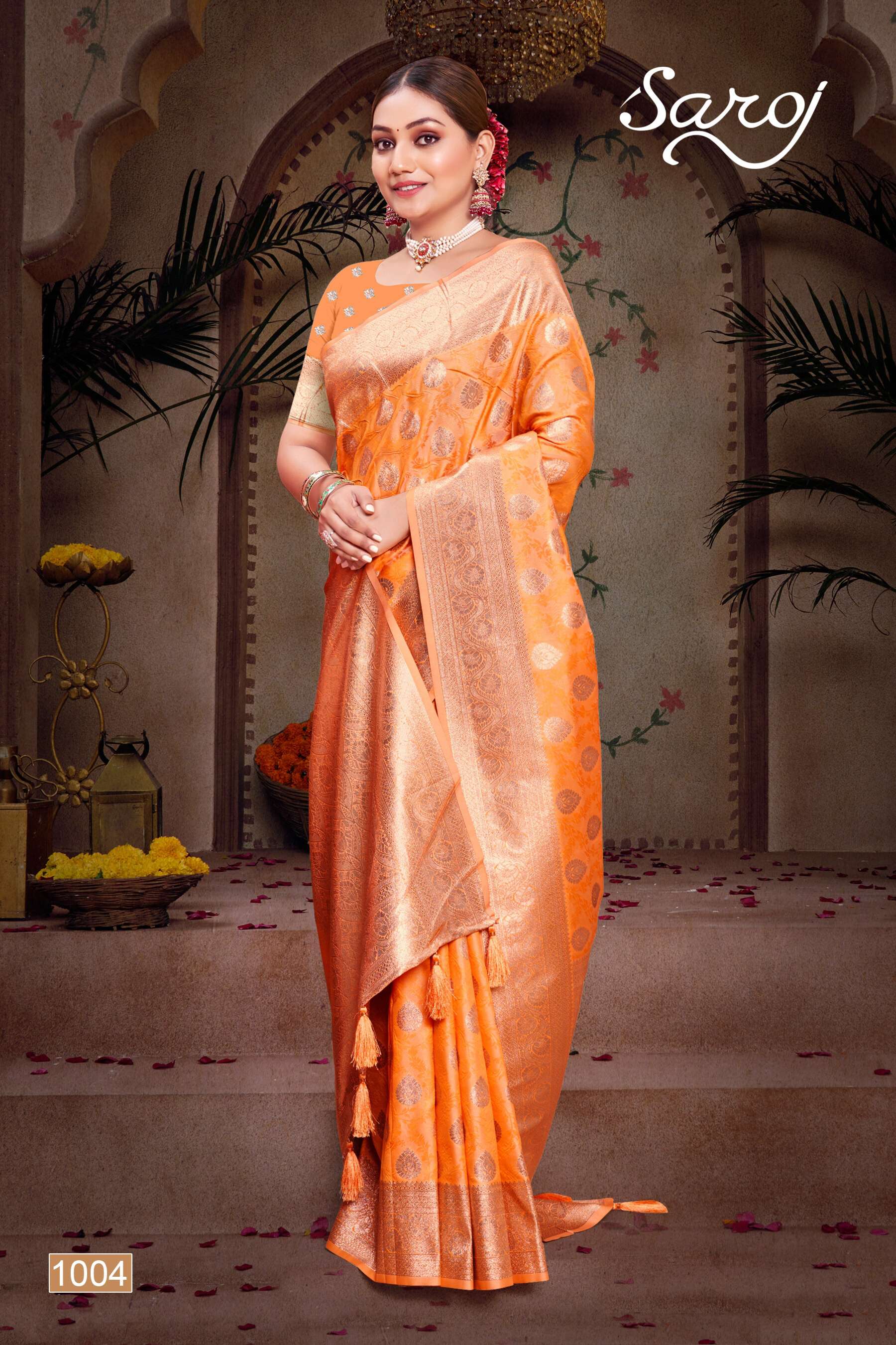 Saroj  Amrut Vol - 3 50*600 Soft Silk Saree  Saree Wholesale catalog      