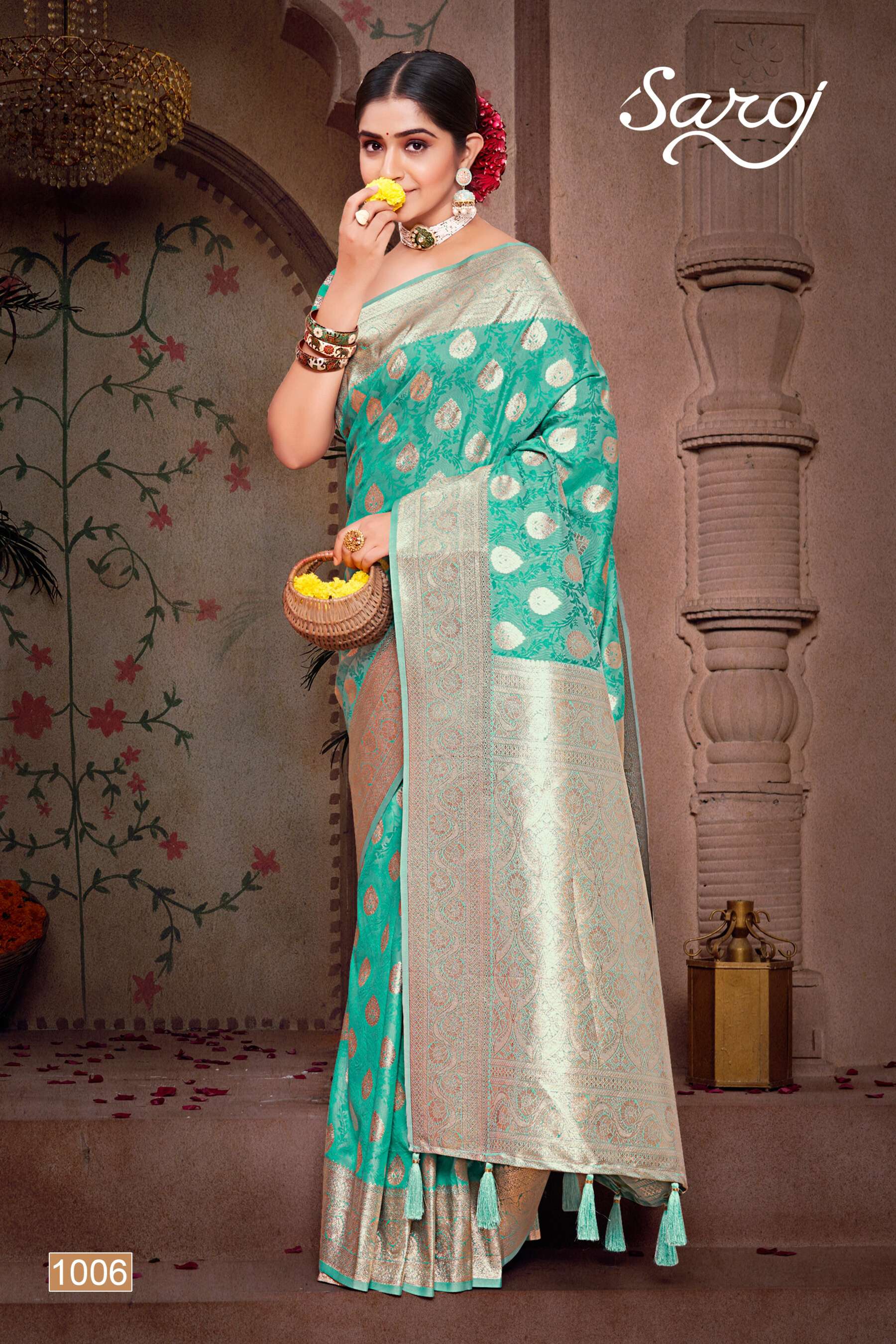 Saroj  Amrut Vol - 3 50*600 Soft Silk Saree  Saree Wholesale catalog      