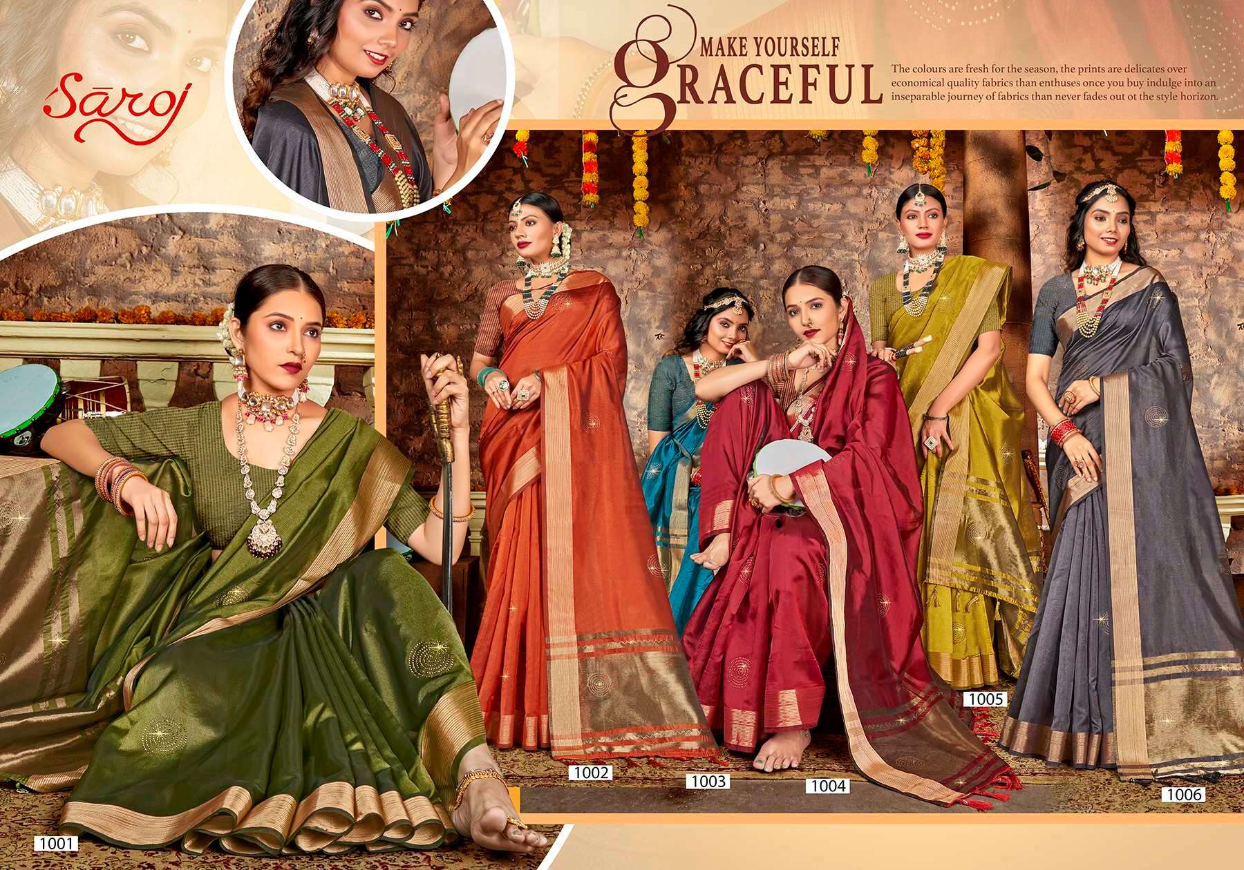 Saroj  Angoori silk Vol - 1 Soft Organza Saree saree  Wholesale catalog    