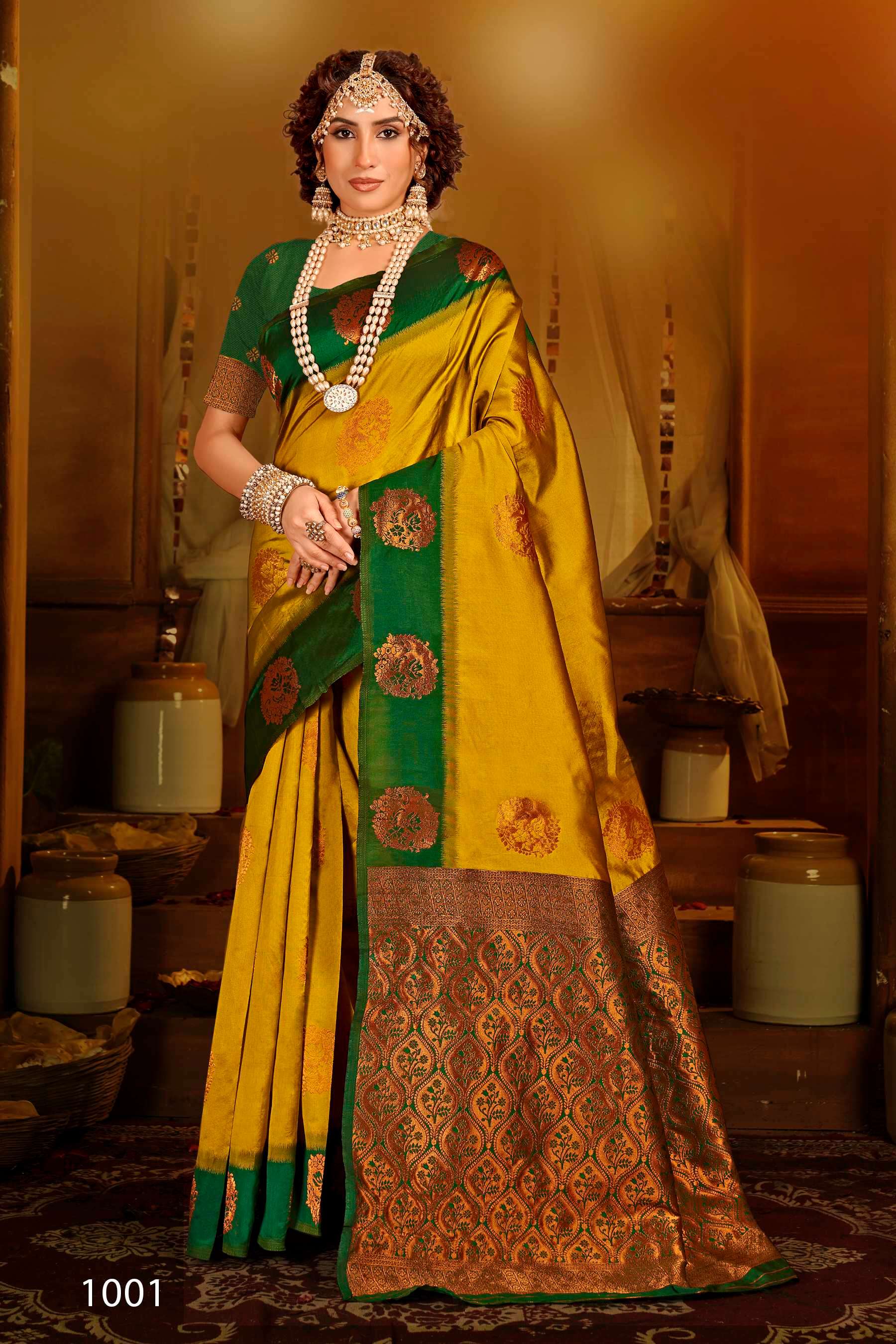 Saroj  Anushka shree vol.1 Soft Silk saree Wholesale catalog    