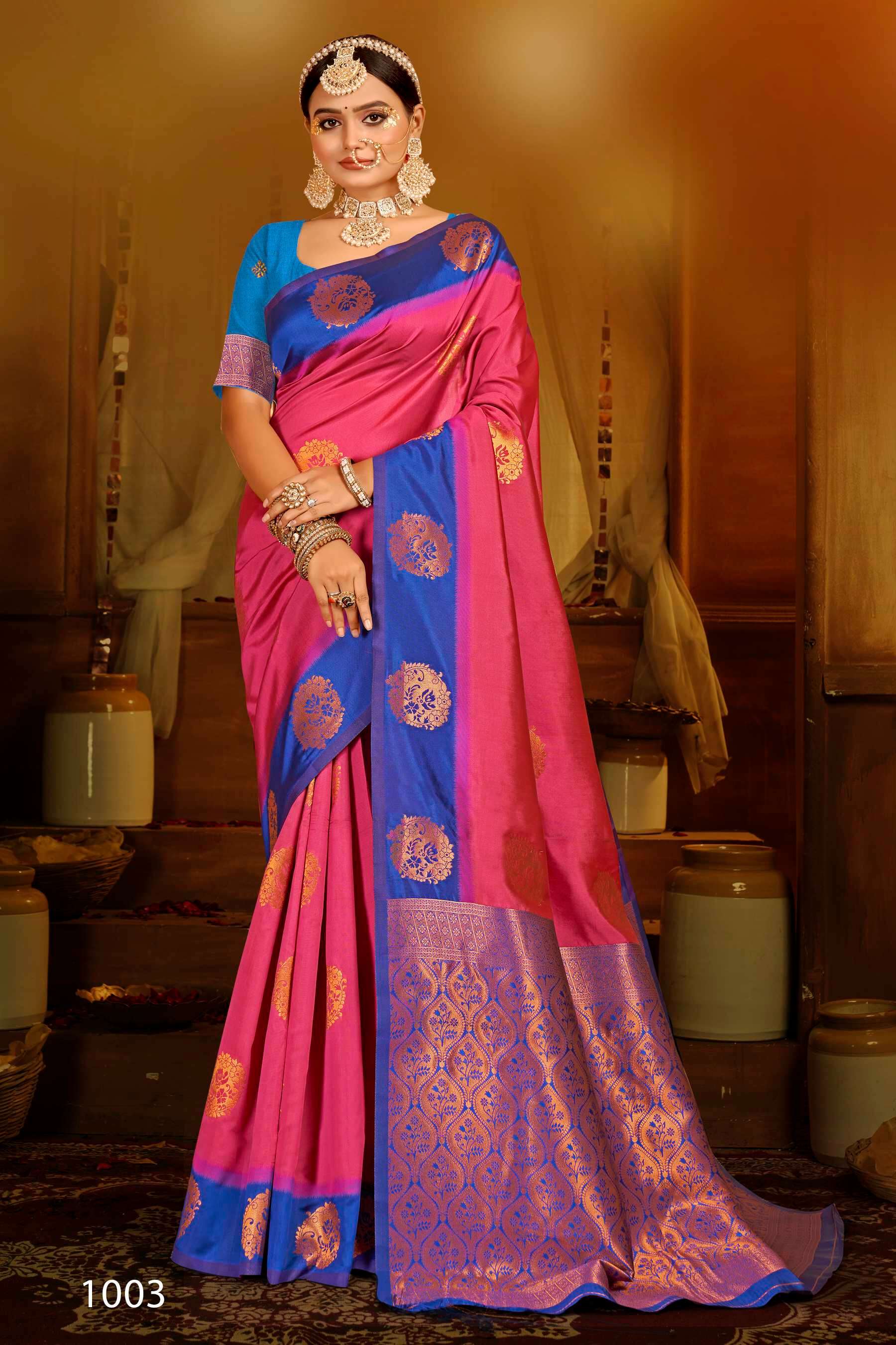 Saroj  Anushka shree vol.1 Soft Silk saree Wholesale catalog    