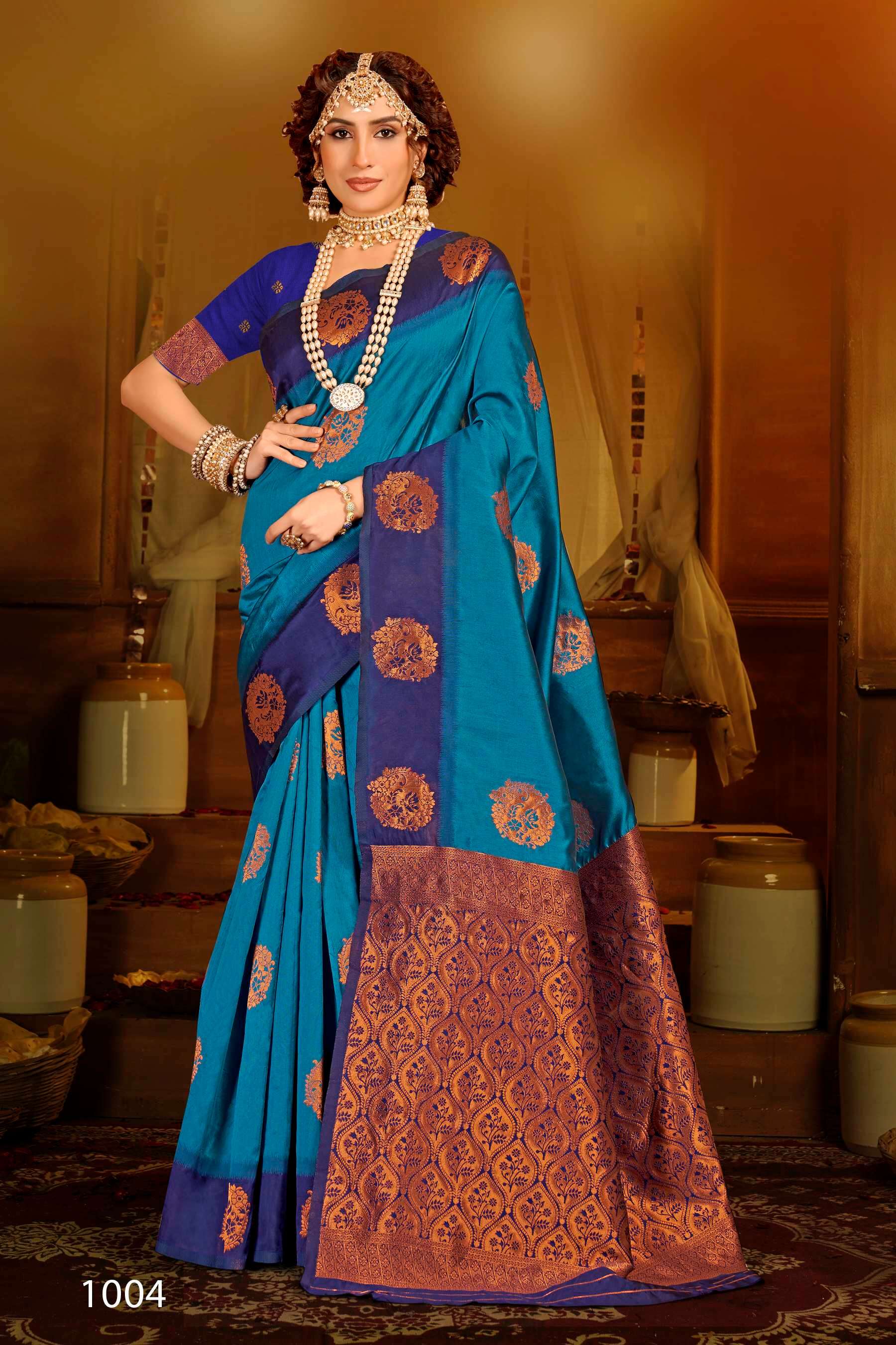 Saroj  Anushka shree vol.1 Soft Silk saree Wholesale catalog    