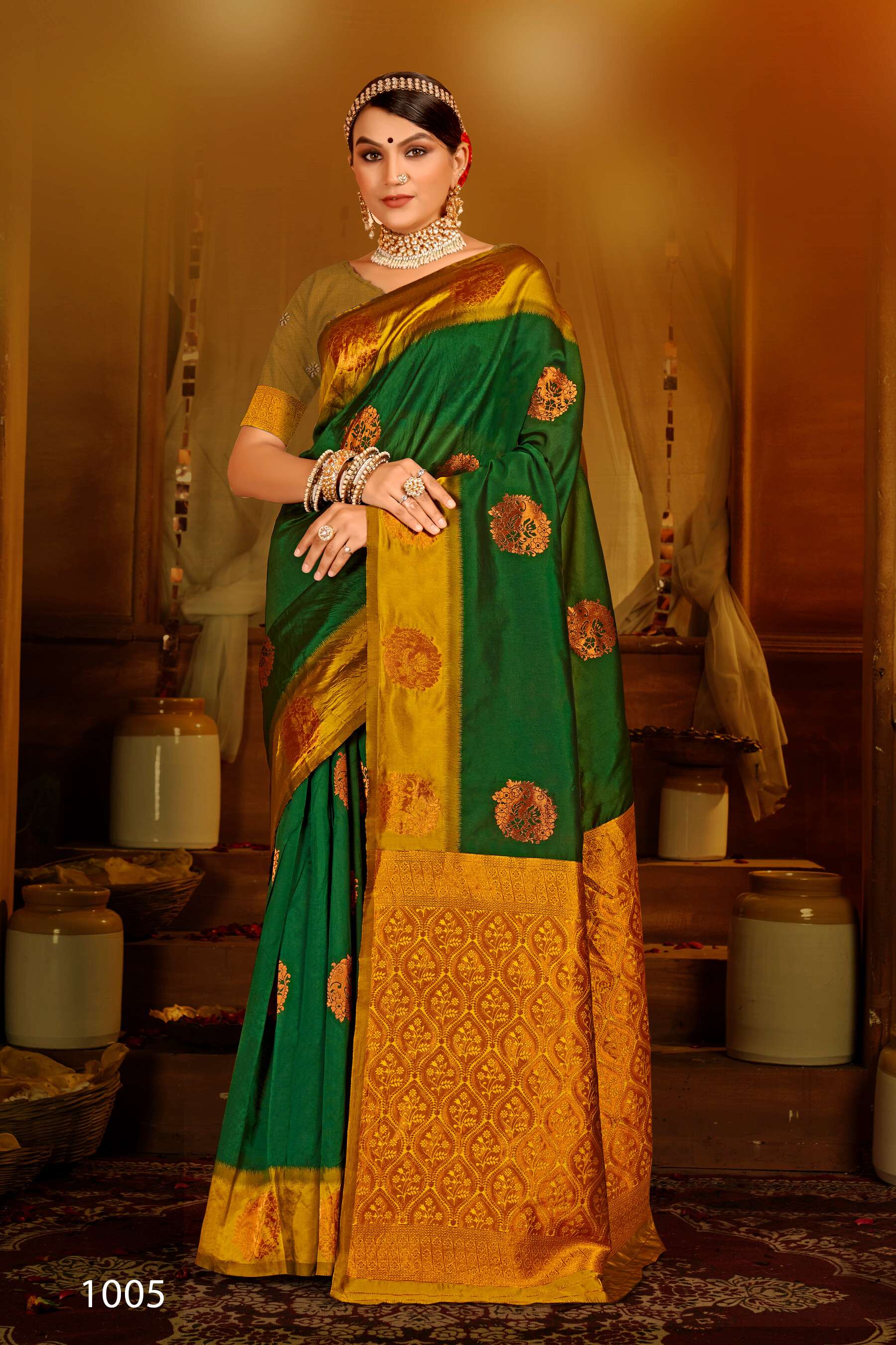 Saroj  Anushka shree vol.1 Soft Silk saree Wholesale catalog    