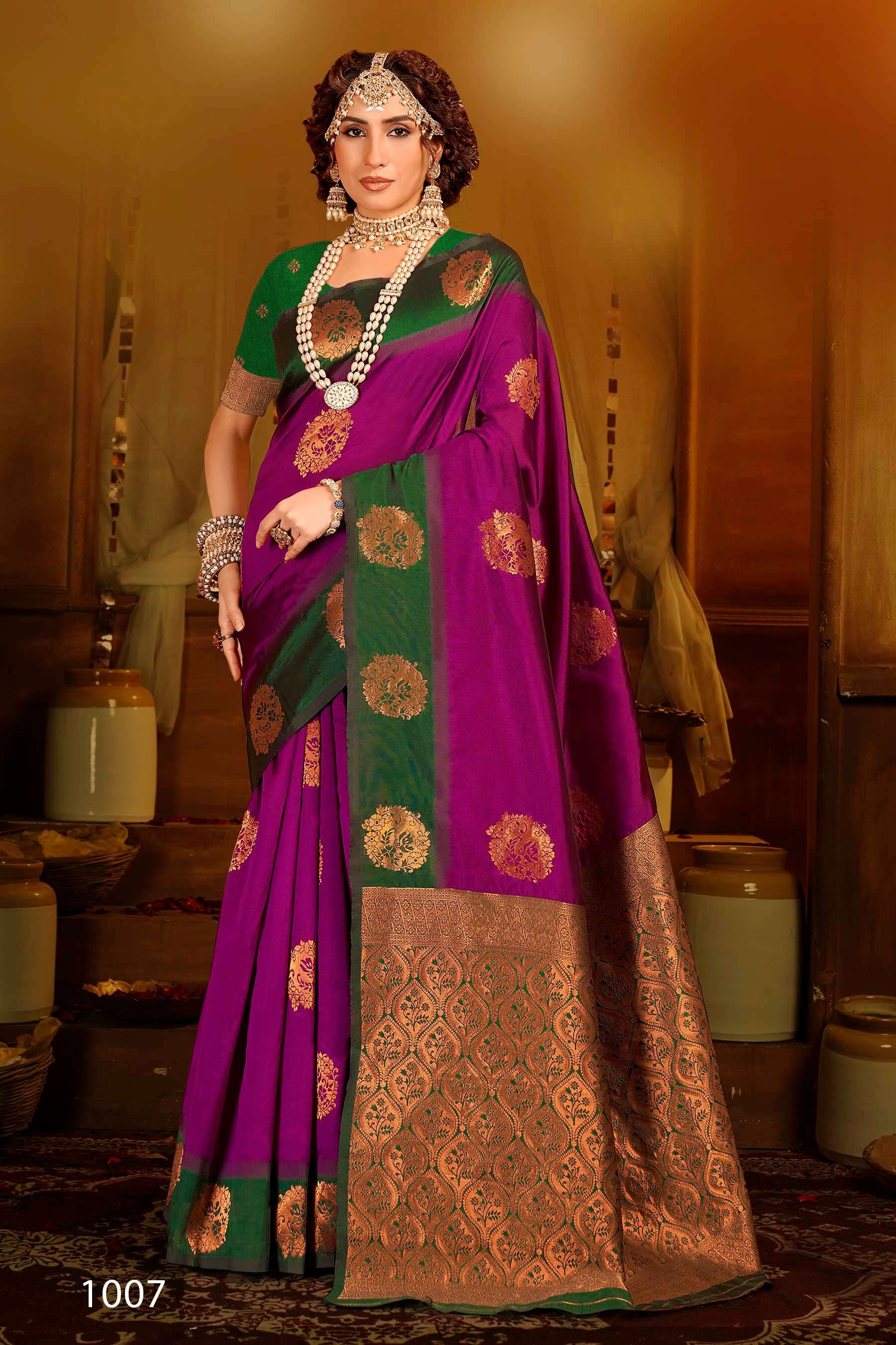 Saroj  Anushka shree vol.1 Soft Silk saree Wholesale catalog    