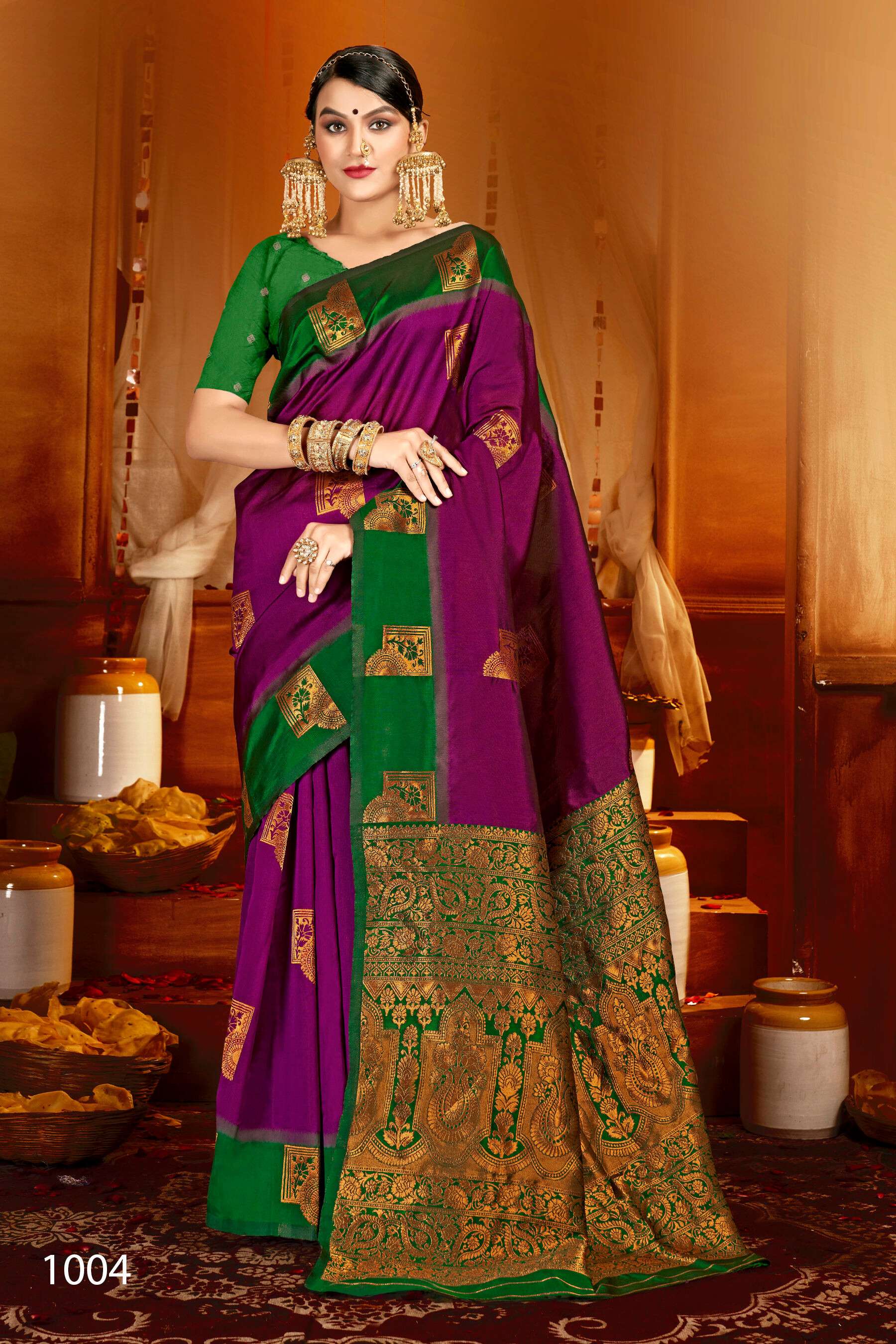 Saroj  Anushka shree vol.2 Soft Silk saree Wholesale catalog   