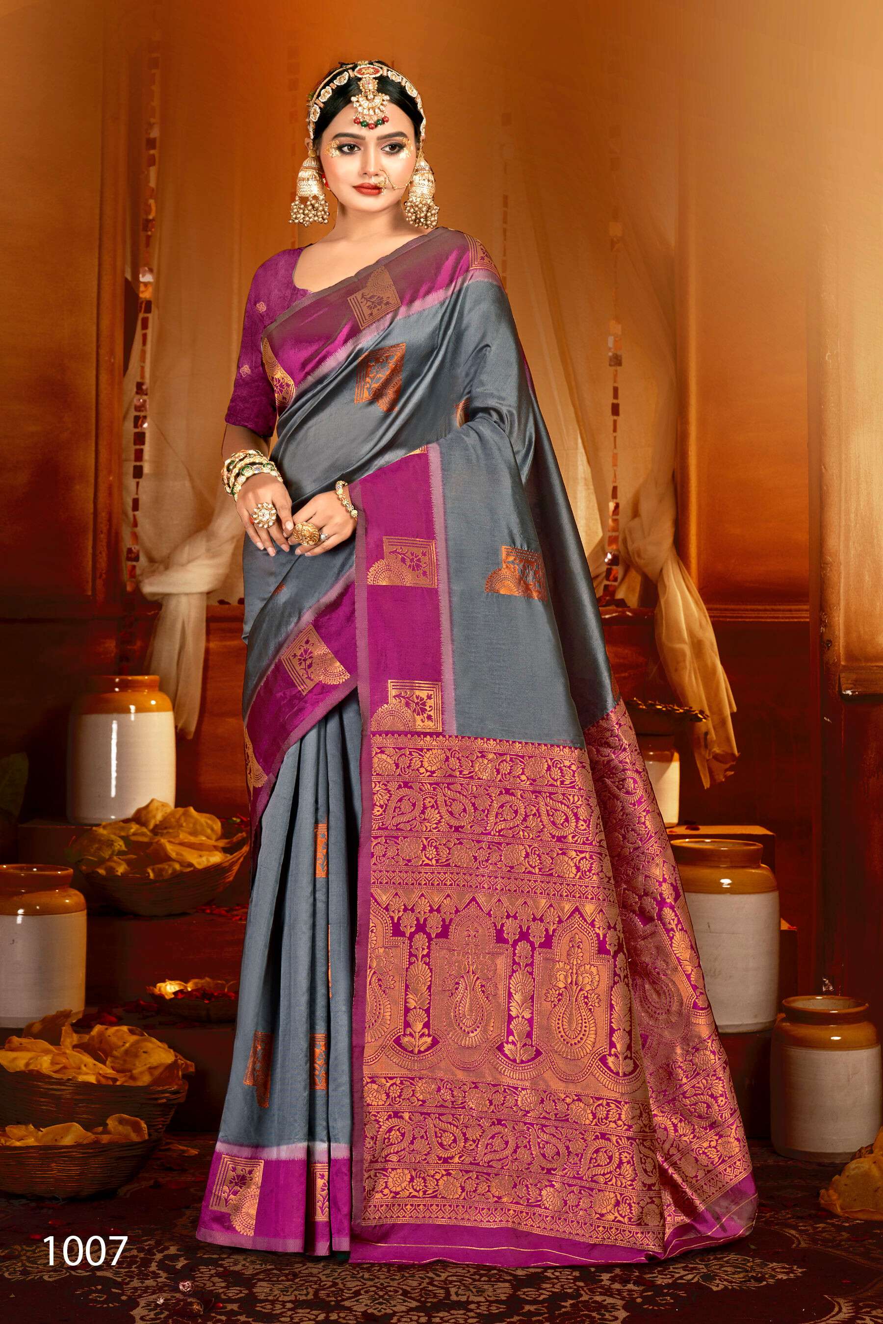 Saroj  Anushka shree vol.2 Soft Silk saree Wholesale catalog   