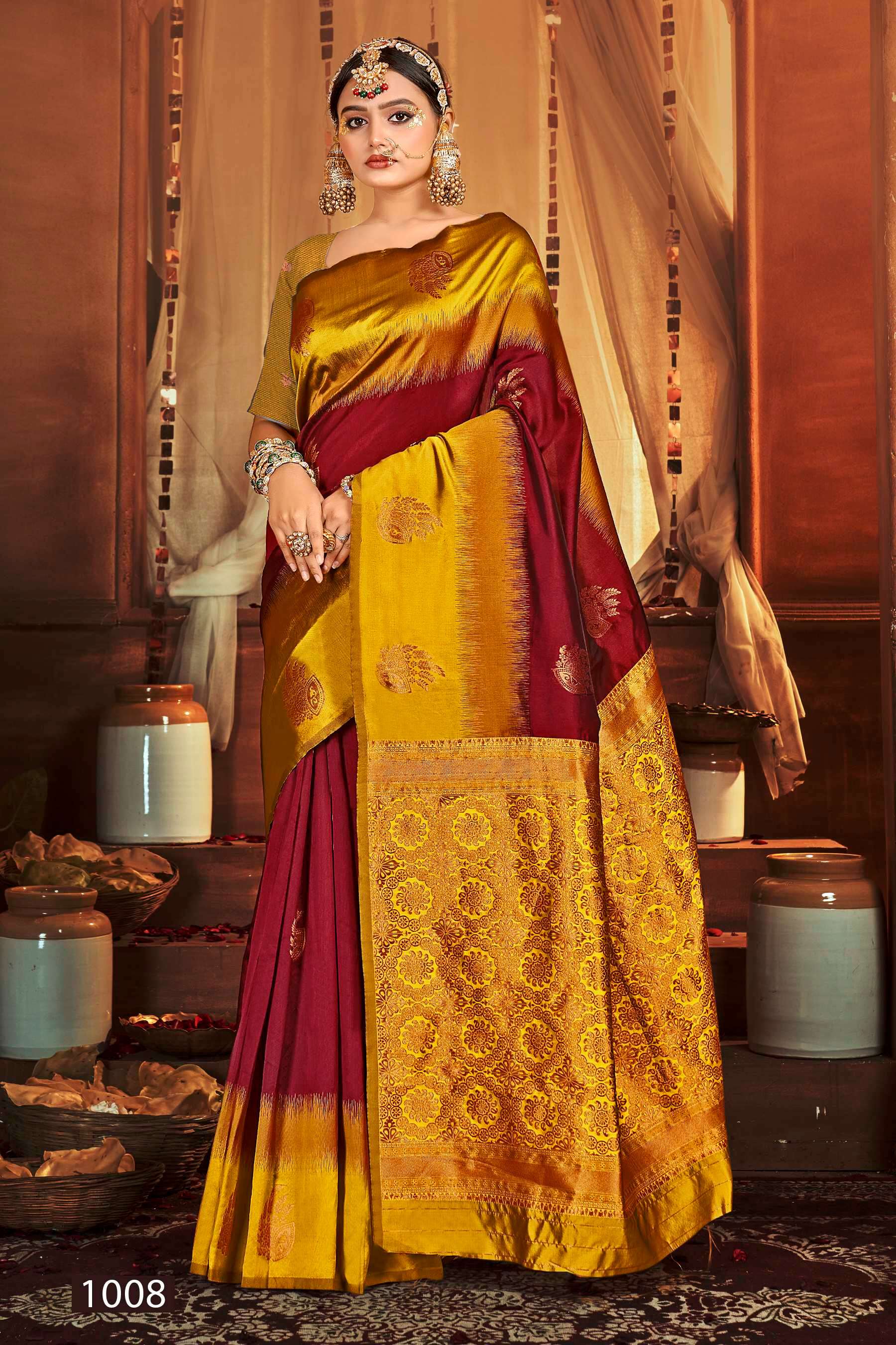 Saroj  Anushka shree vol.4 Soft Silk saree Wholesale catalog   
