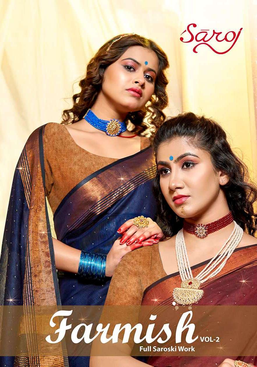 Saroj  Farmaish Vol - 2 Soft cotton Saree  Saree Wholesale catalog  