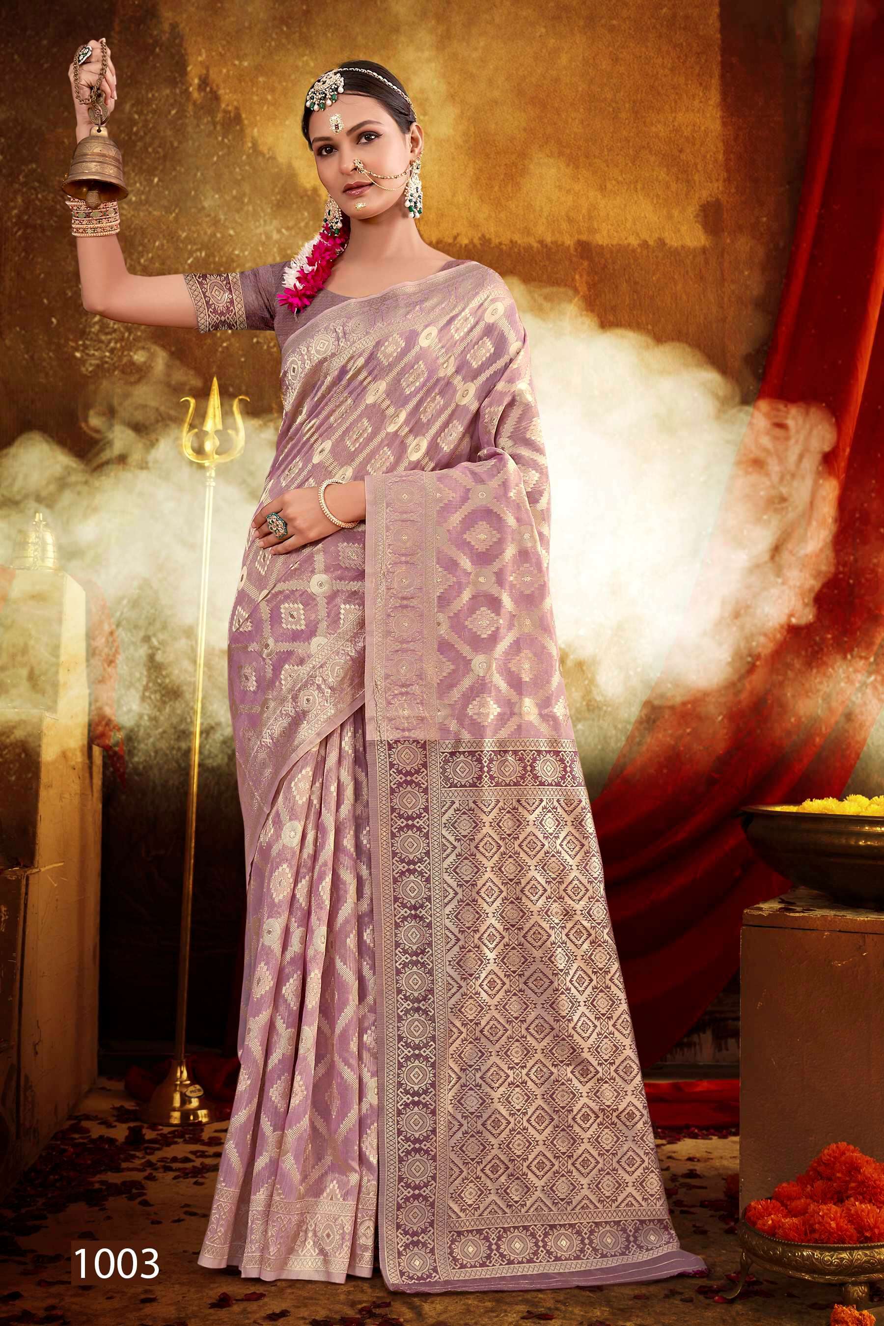 Saroj  Jaipuri Silk Vol - 1 Soft cotton Saree Saree Wholesale catalog    