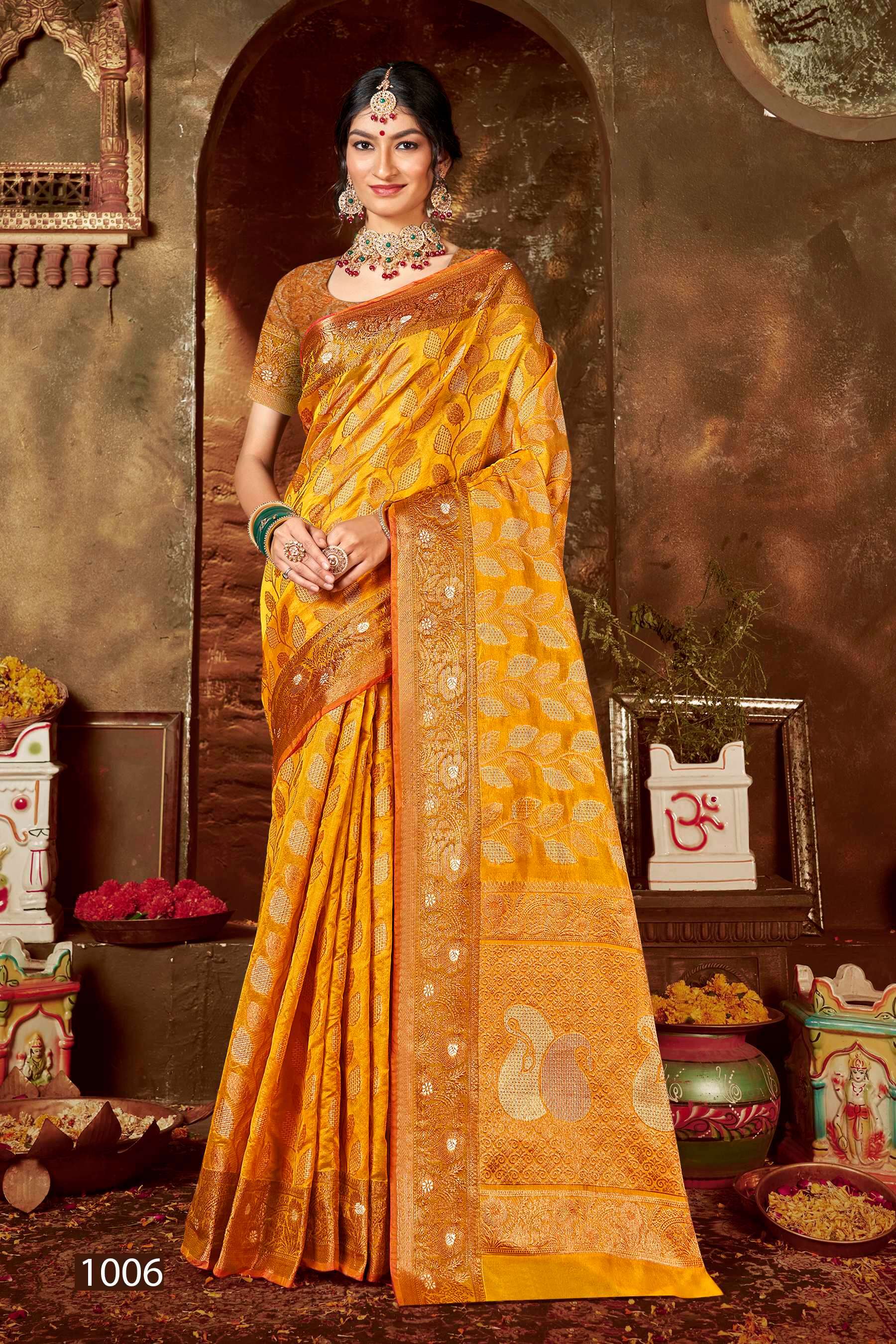 Saroj  Kundan Vol - 1 Soft organza Saree Wholesale catalog    