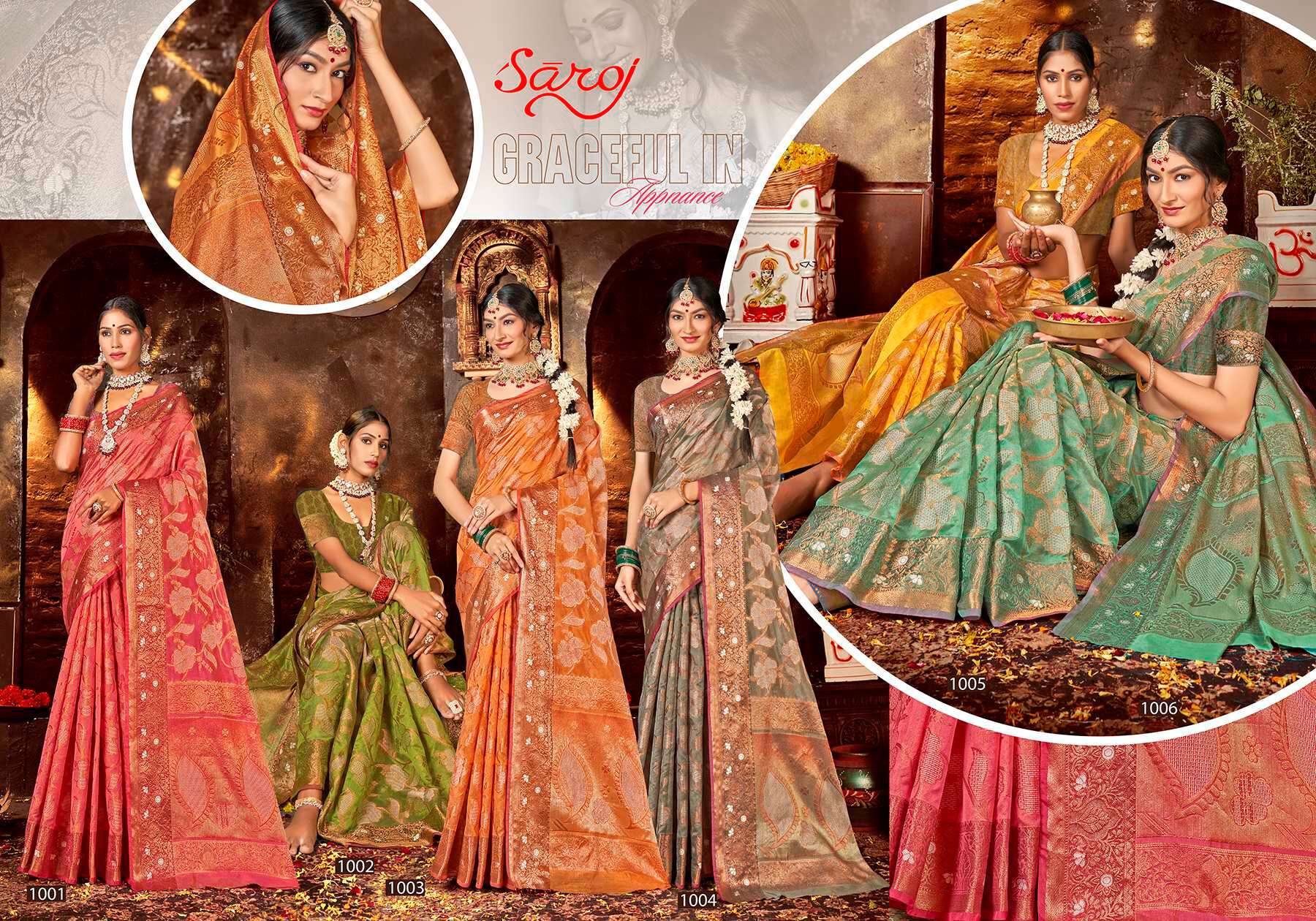 Organza sarees wholesale on sale