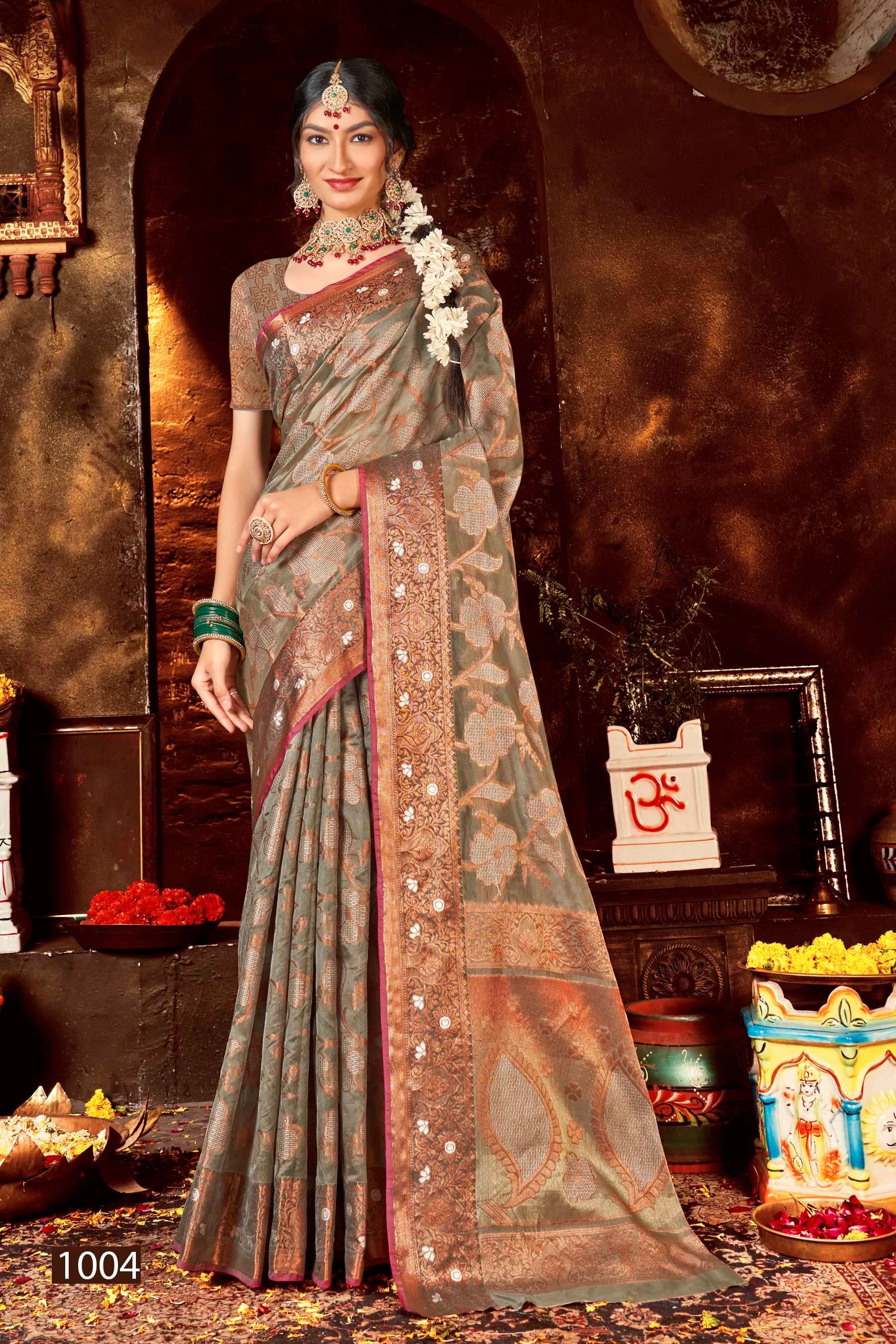 Saroj  Kundan Vol - 2 Soft  Organza  Saree Wholesale catalog  