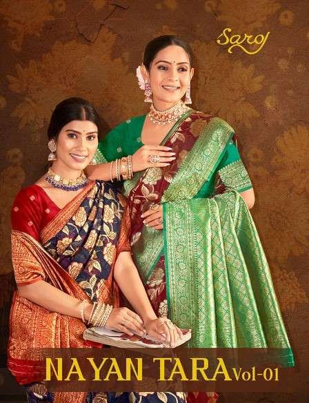 Saroj  Nayantara Vol - 1 Soft cotton Saree withContrast border and pallu Saree Wholesale catalog  