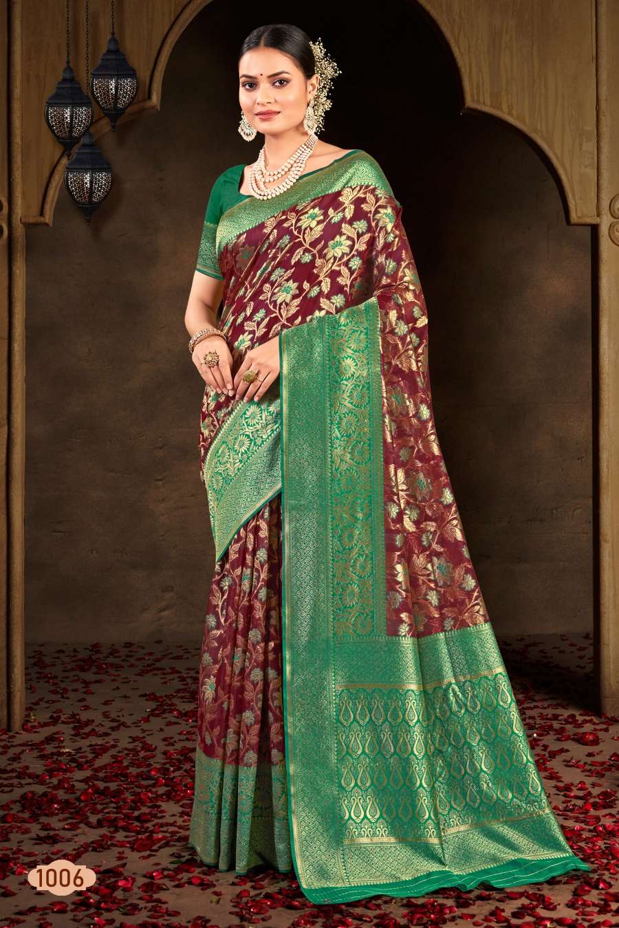 Saroj  Nayantara Vol - 2 Soft cotton Saree withContrast border and pallu Saree Wholesale catalog    