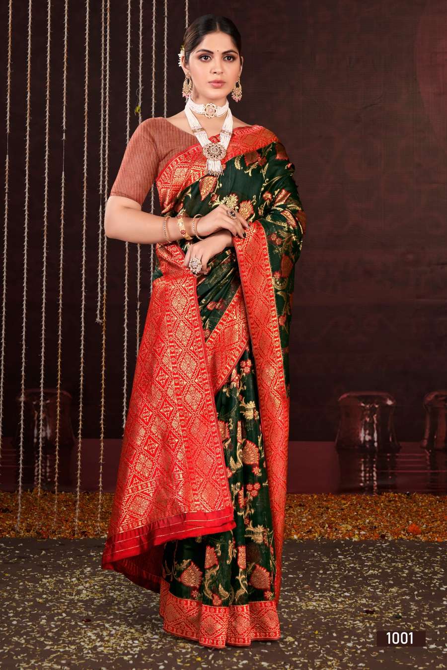 Saroj  Nayantara Vol - 3 Soft cotton Saree withContrast border and pallu Saree Wholesale catalog    