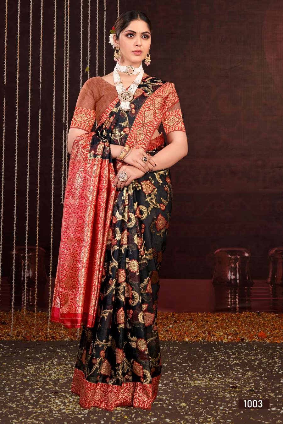 Saroj  Nayantara Vol - 3 Soft cotton Saree withContrast border and pallu Saree Wholesale catalog    