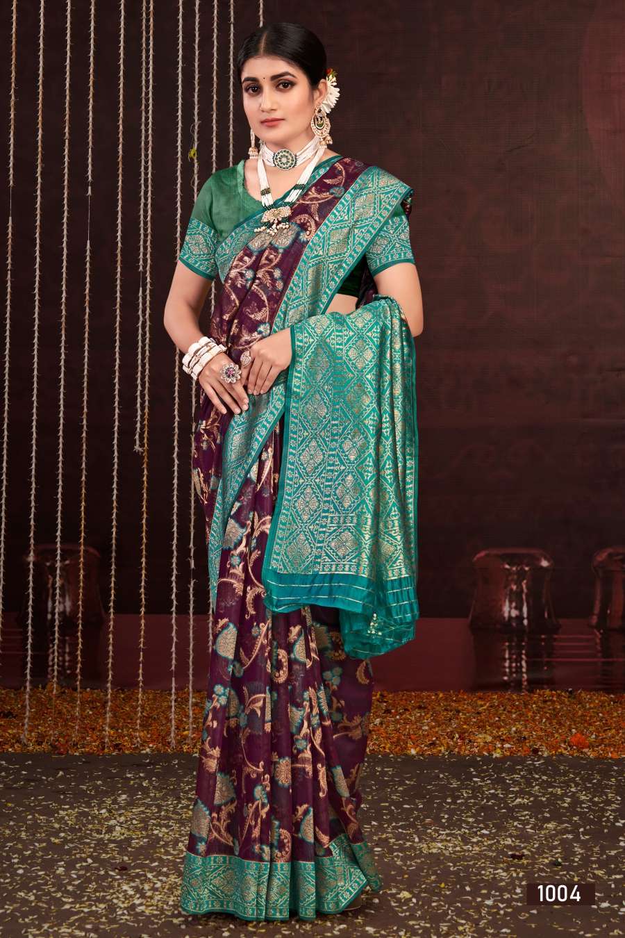 Saroj  Nayantara Vol - 3 Soft cotton Saree withContrast border and pallu Saree Wholesale catalog    