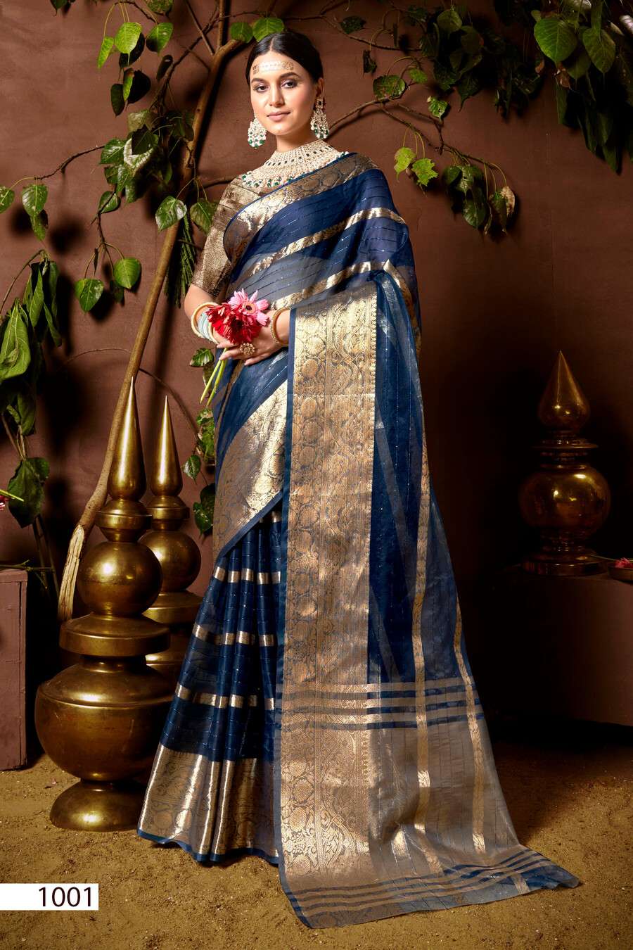 Saroj Nimarrana Vol - 1 Organza silk saree Saree Wholesale catalog    