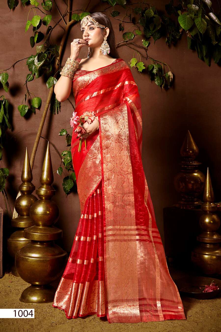 Saroj Nimarrana Vol - 1 Organza silk saree Saree Wholesale catalog    