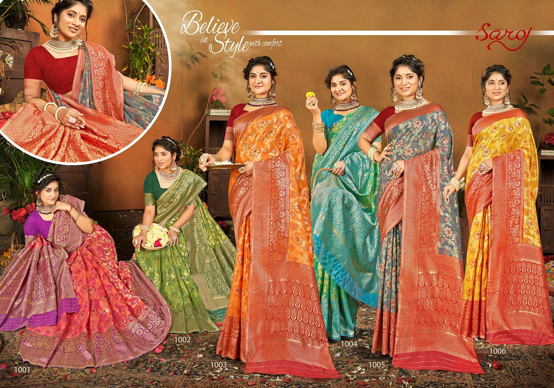 Saroj Puran bhumi vol.2  Soft cotton Saree Wholesale catalog  