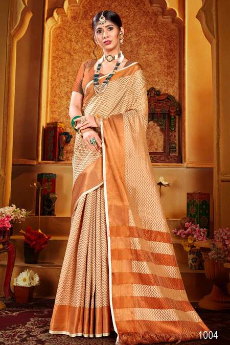 Saroj Saandhya Vol - 4 Soft silk Wholesale catalog     