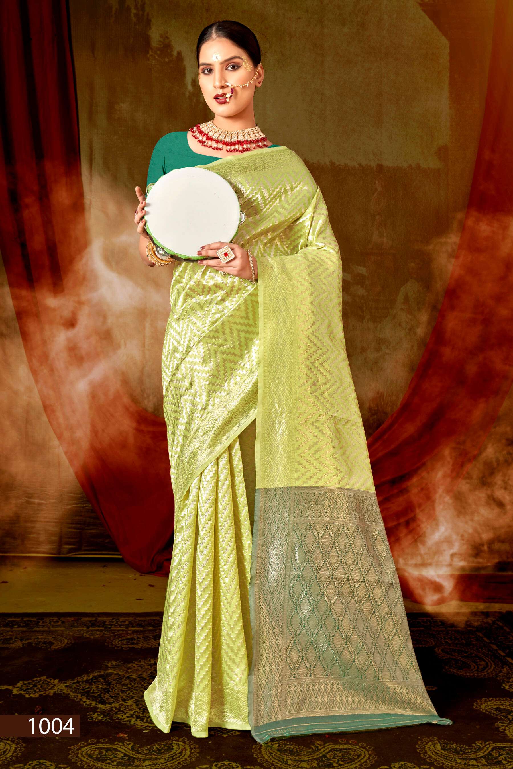 Saroj Soft Cotton Linen Saree Wholesale catalog  