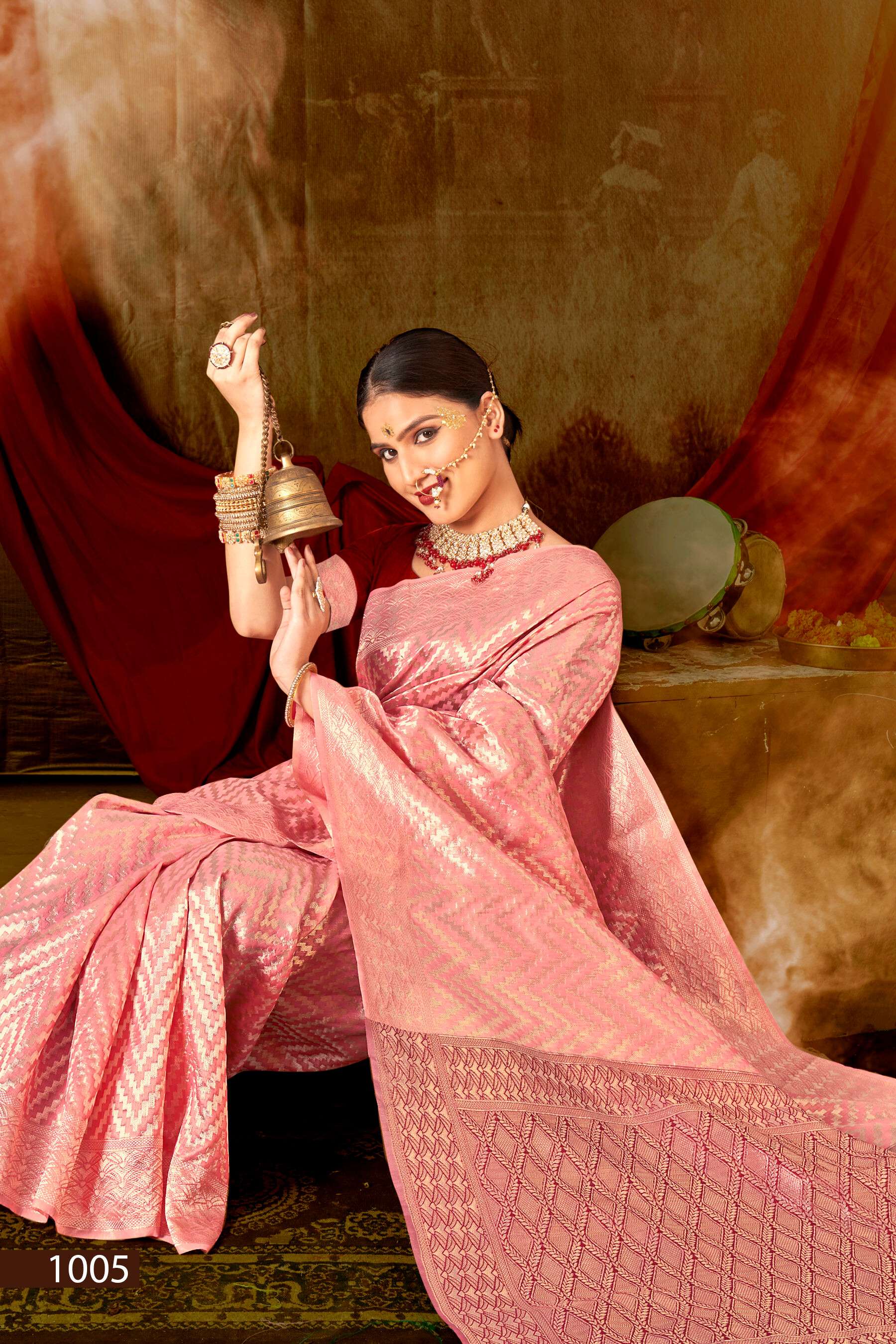 Saroj Soft Cotton Linen Saree Wholesale catalog  