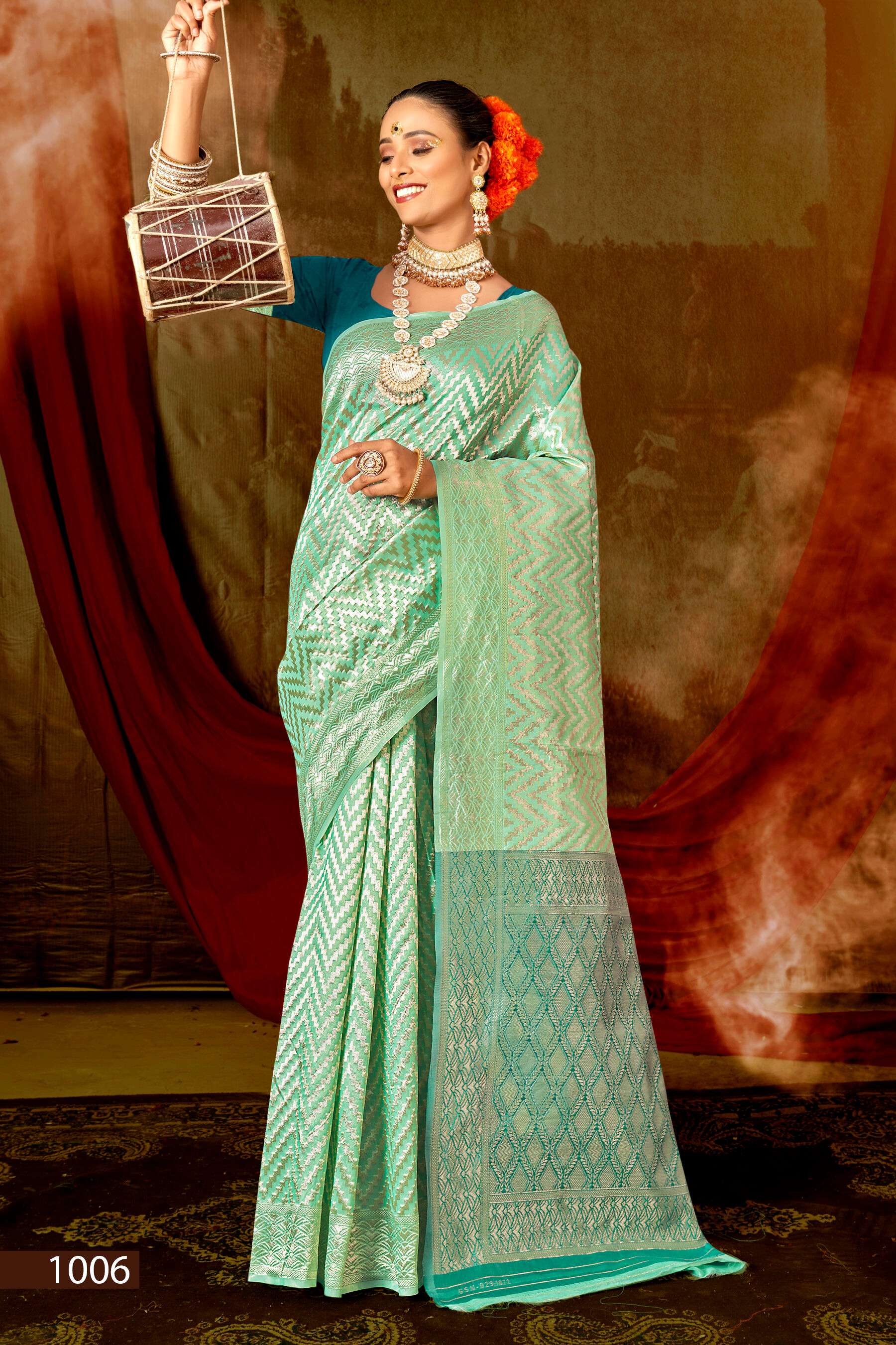 Saroj Soft Cotton Linen Saree Wholesale catalog  