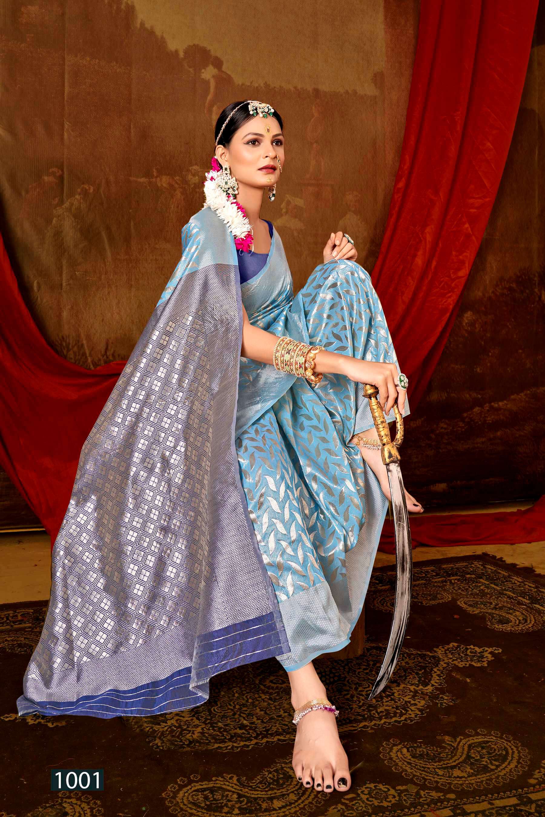 Saroj Tulip vol.3 Soft Cotton Linen saree wholesale catalog