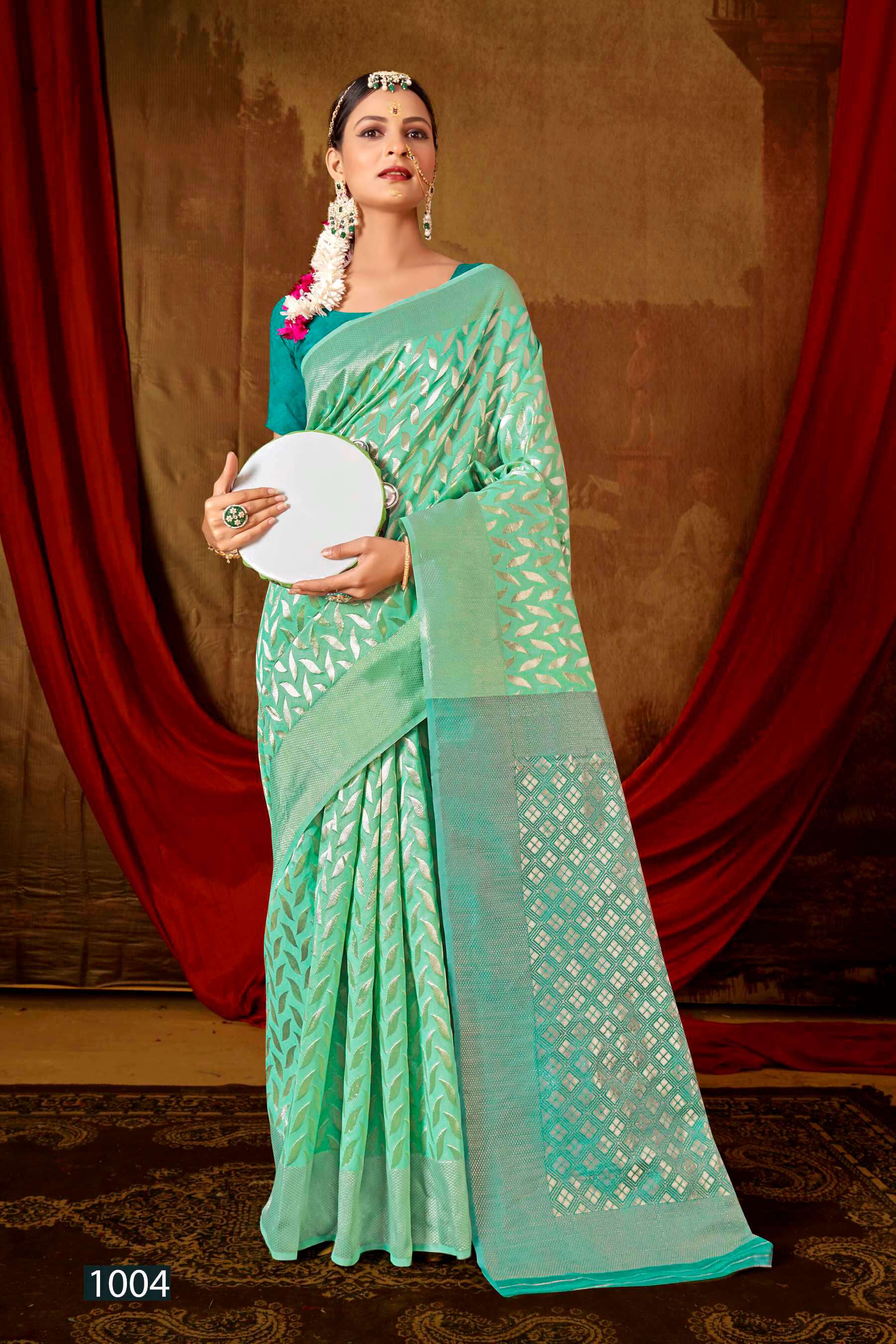 Saroj Tulip vol.3 Soft Cotton Linen saree wholesale catalog